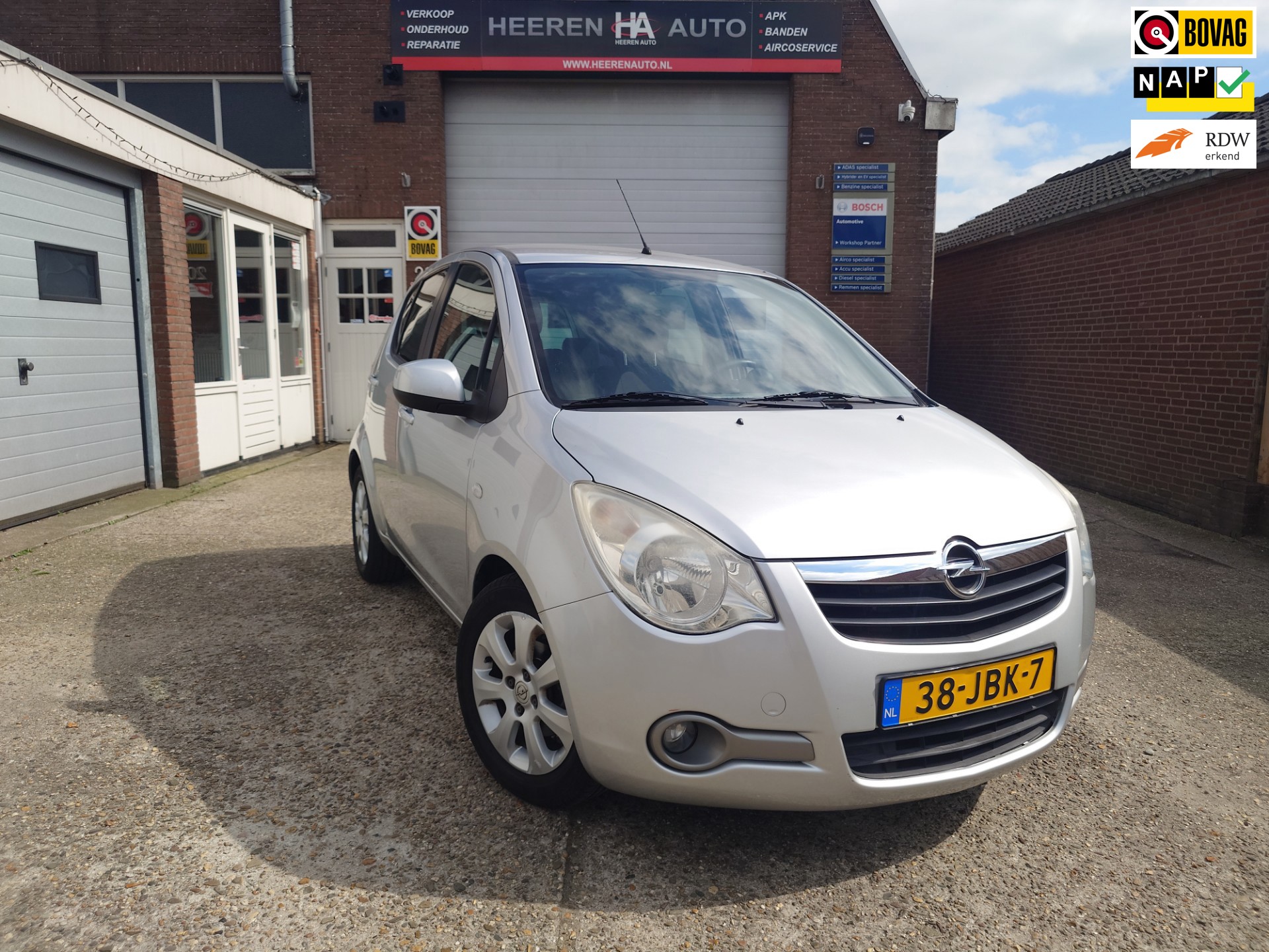 Opel Agila 1.2 Enjoy, Airco, Automaat!, 35.000km!, Onderhoud compleet, 1e Eigenaar