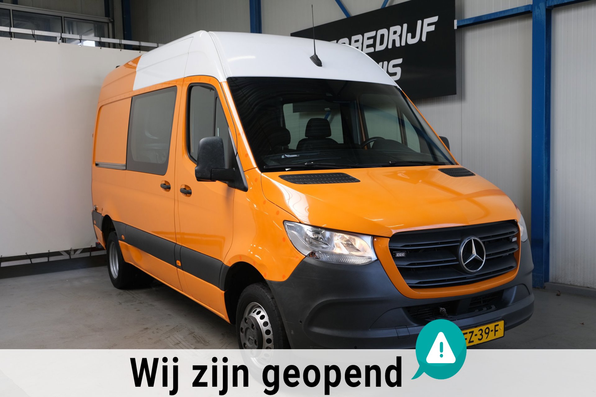 Mercedes-Benz Sprinter 516 2.2 CDI L2H2 DC EURO VI-D - N.A.P. Airco, Cruise, PDC, Camera, Trekhaak.