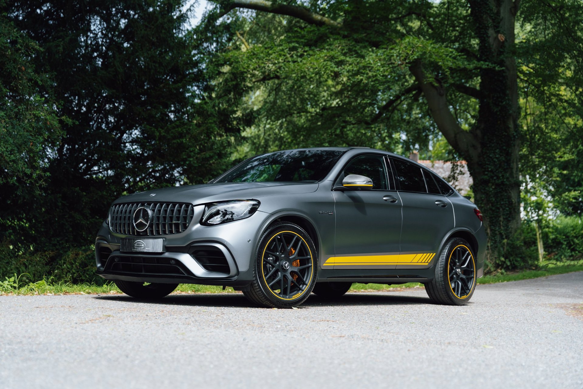 Mercedes-Benz GLC-klasse Coupé AMG 63 S Edition 1 4MATIC+ Pano, Kuipstoelen, 360° Camera, HUD, Sfeerverlichting, ACC, Lane-Assist