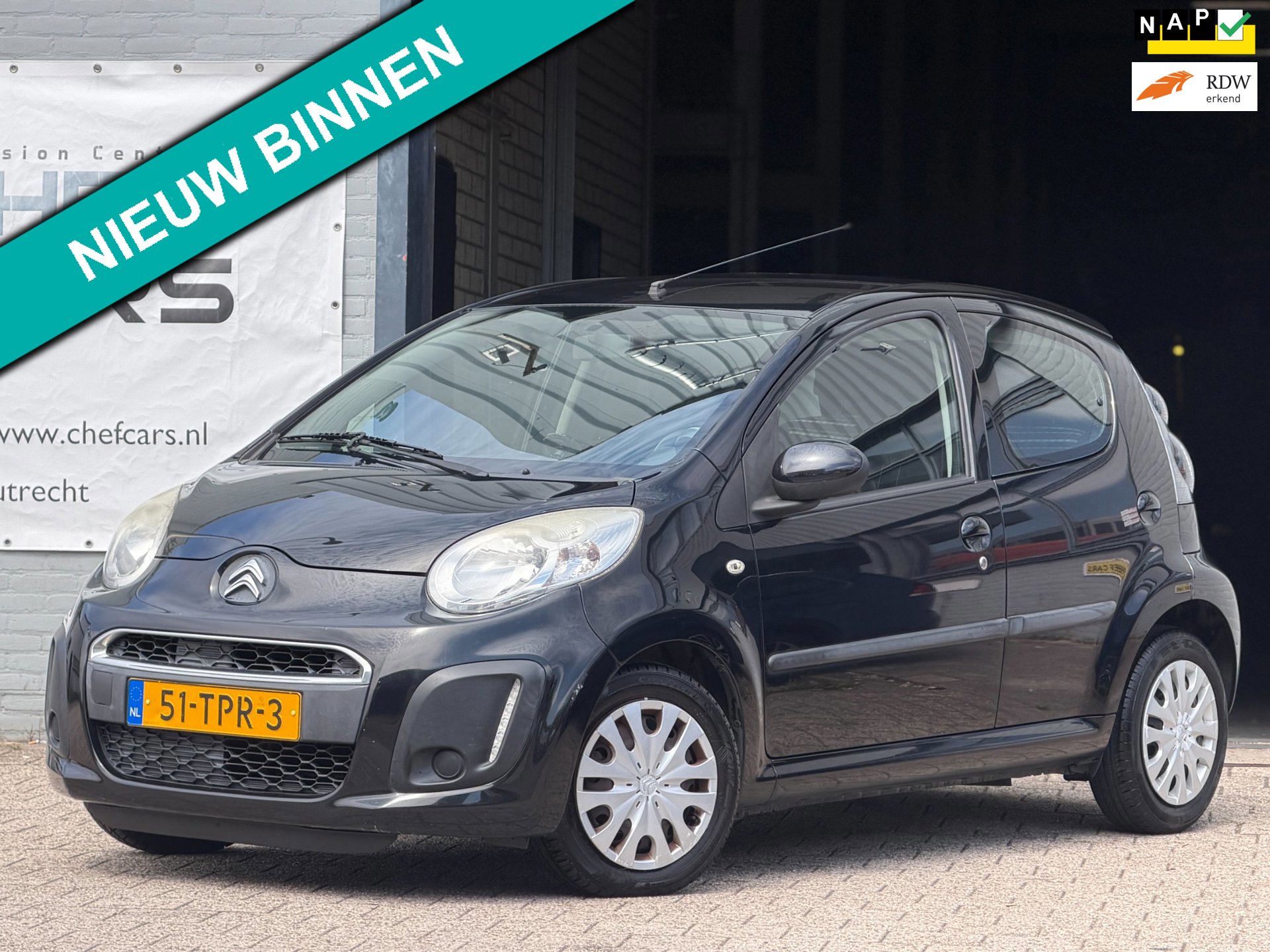 Citroën C1 1.0|NAP|AIRCO|LED|APK|5DEURS|BOEKJES|3EIGENAAR!