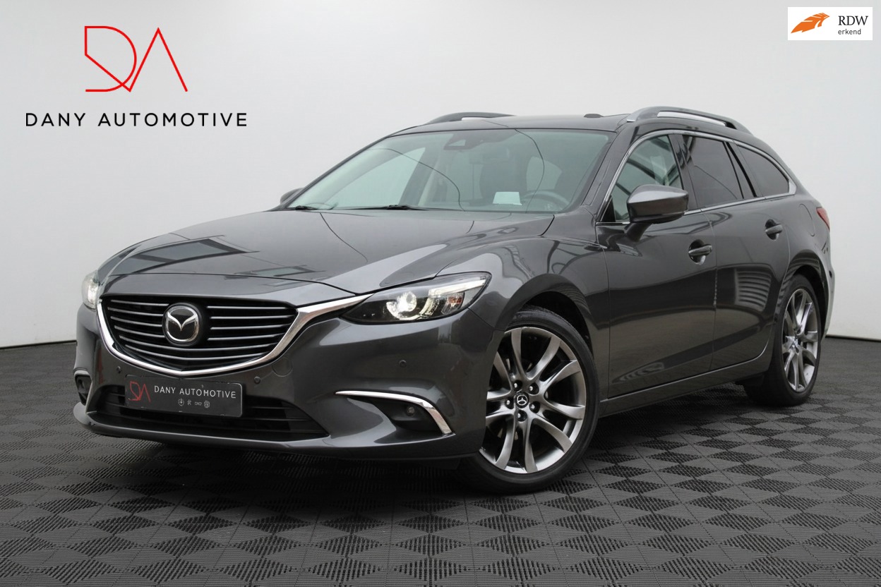Mazda 6 Sportbreak I ACC I OPENDAK I LEDER I KEYLESS I CAM I MEMORY I TREKHAAK I BOSE I