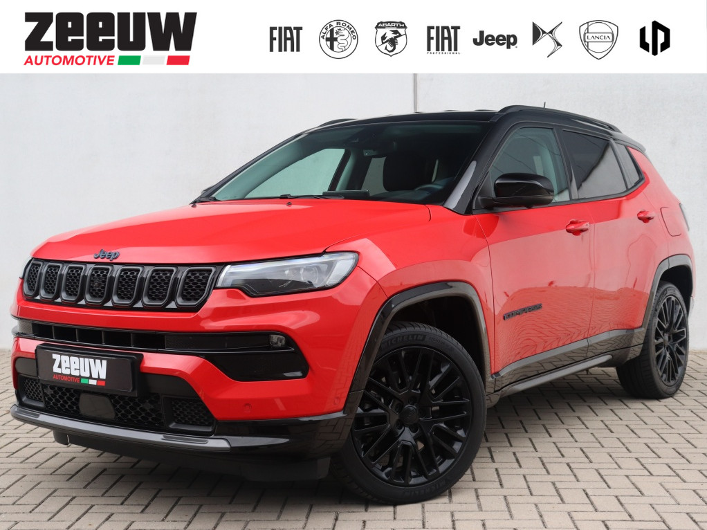 Jeep Compass 4xe 240 PK Hybrid S | Leder | Navi | Winter | Trekhaak | 19'