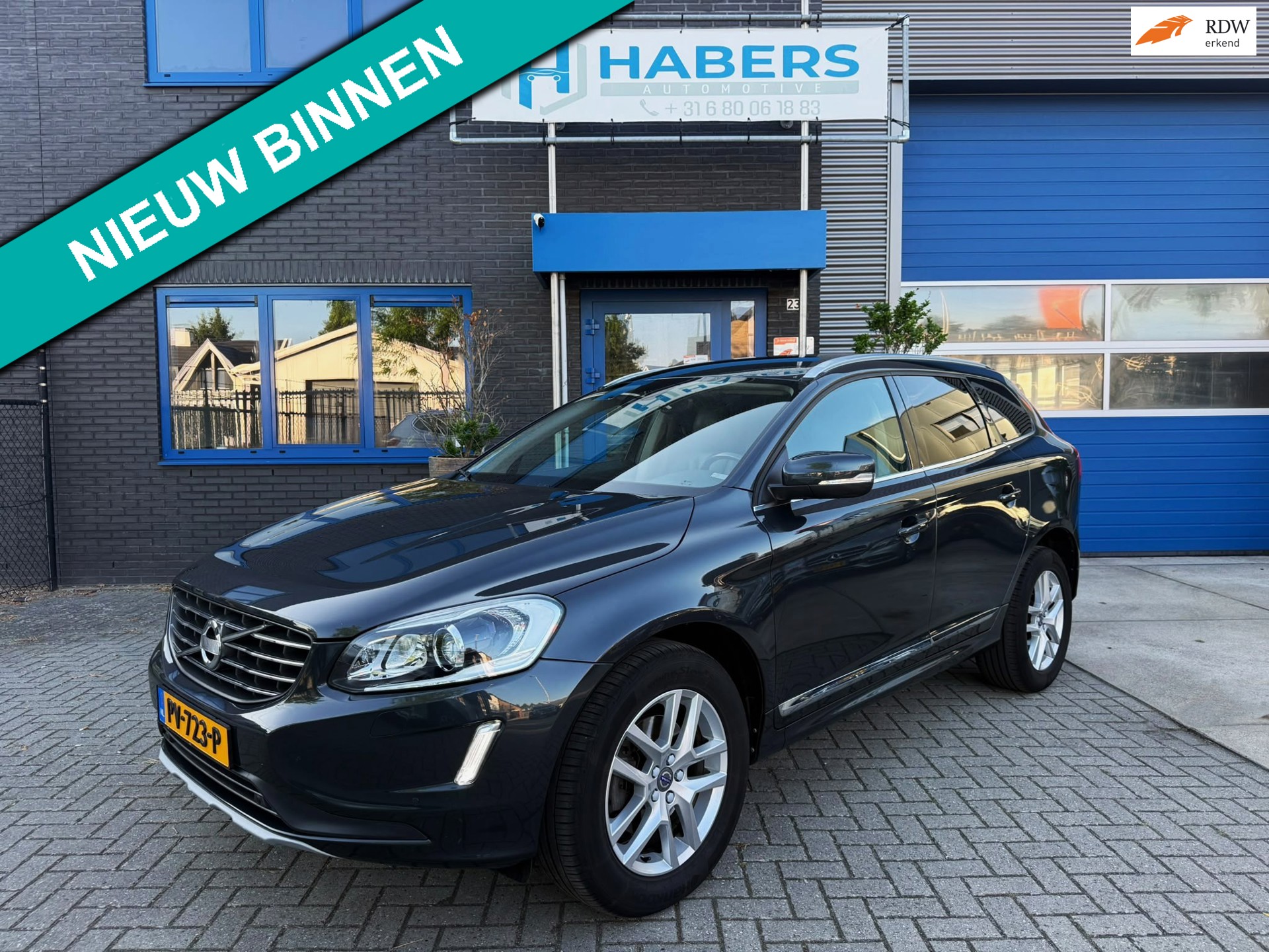 Volvo XC60 2.0 D4 FWD Polar+ 190PK|Face Lift|Navi|Cruise|Xenon\Led|Trekhaak|Memmory Seat|Leder|AUT|PDC|StoelVW|Virtual|Camera