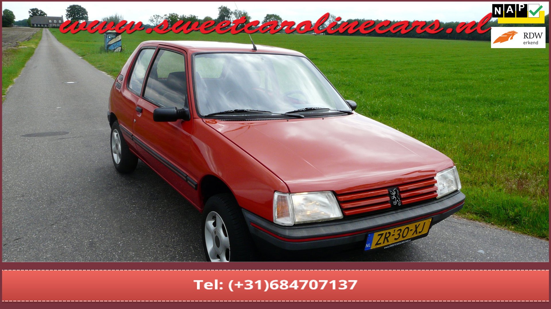 Peugeot 205 1.1i XE Accent,Lmv's,Sportdemper, 1e EIGENAAR!