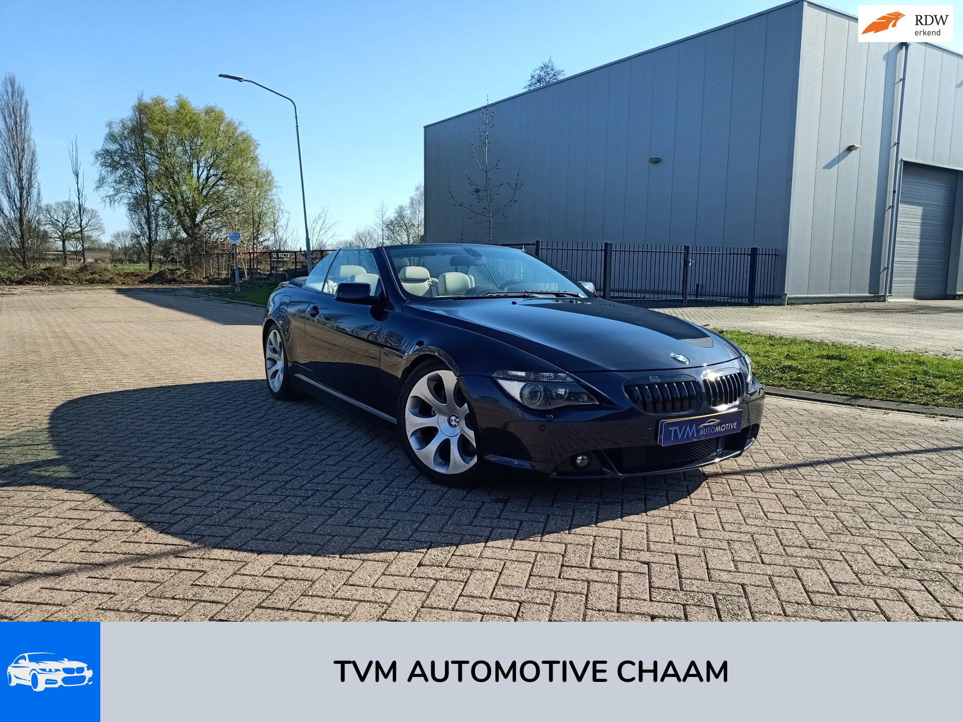 BMW 650 Cabrio Automaat Navi Leer