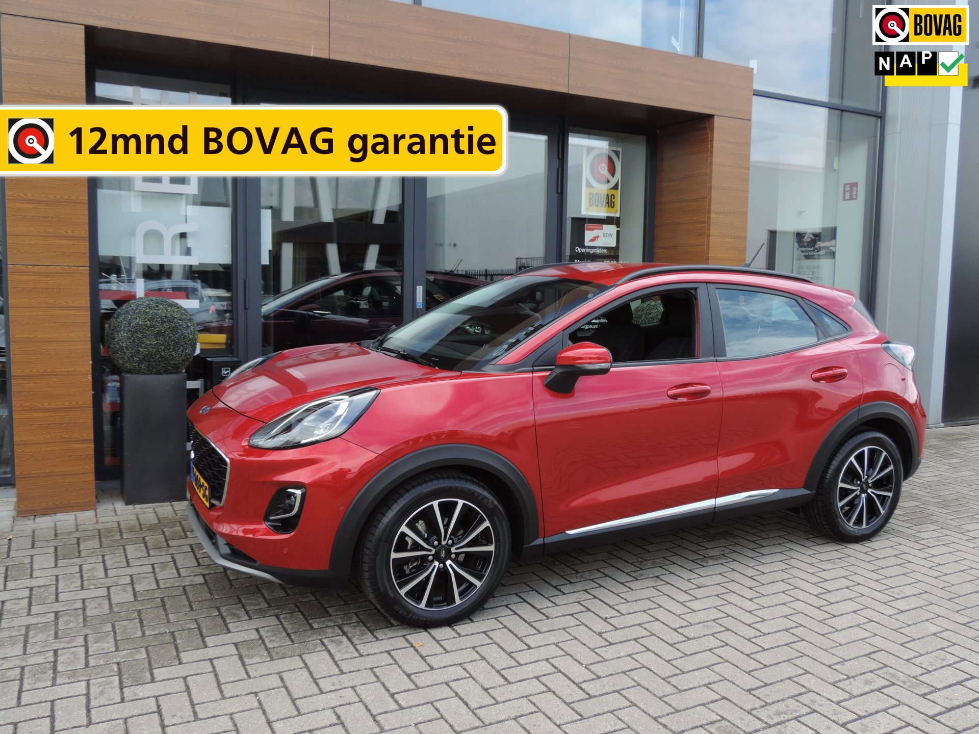 Ford Puma 1.0-T 125PK Hybrid Titanium 18.000km | 1e Eig | 17'' | El.klep | LED kopl | PDC v+a | Camera | Adapt.cruise | ECC | CarP