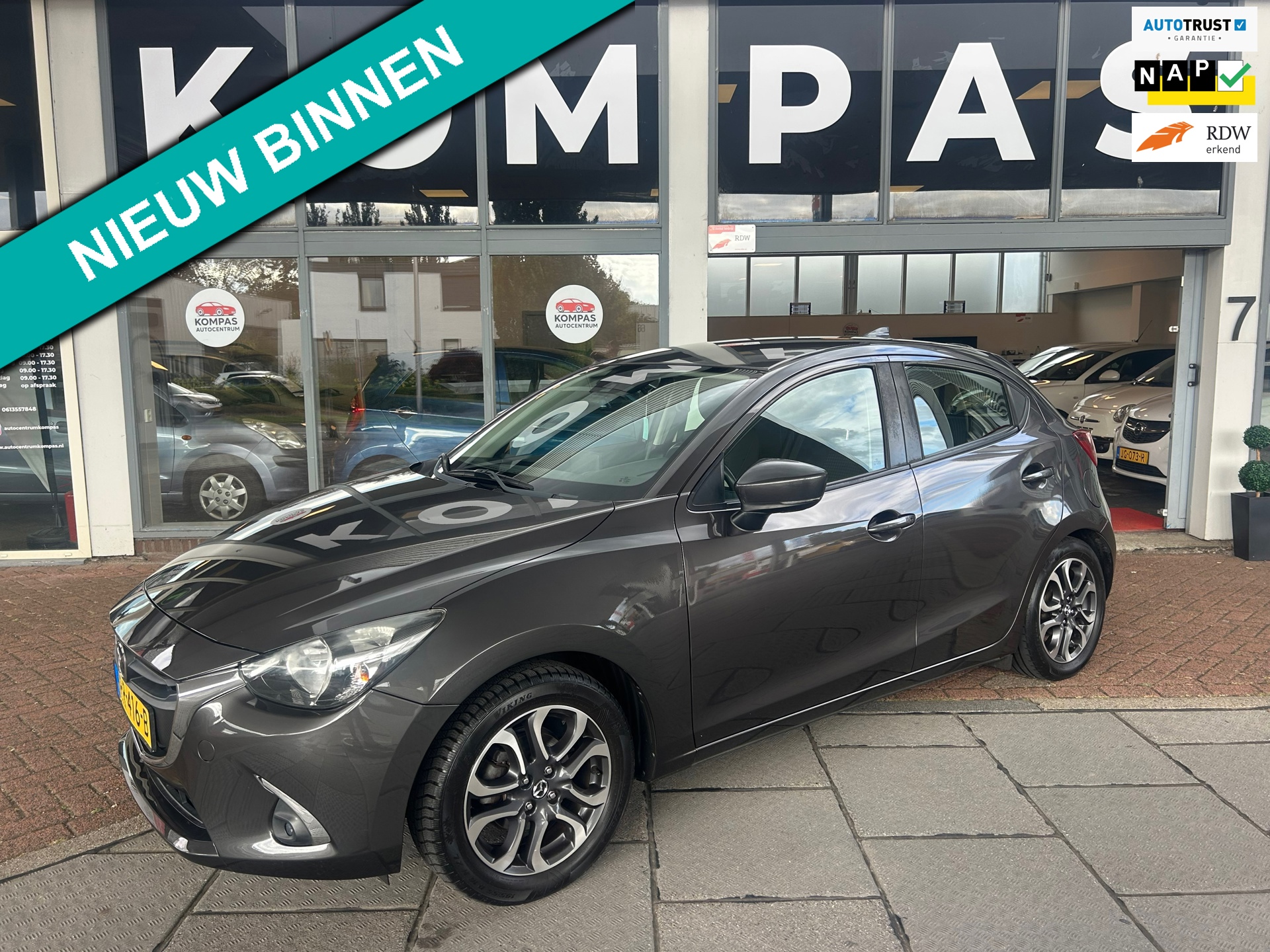 Mazda 2 1.5 Skyactiv-G Dynamic+|Airco|Nap|LaneAssist|PDC|Navi|CC|Bluetooth|APK27|
