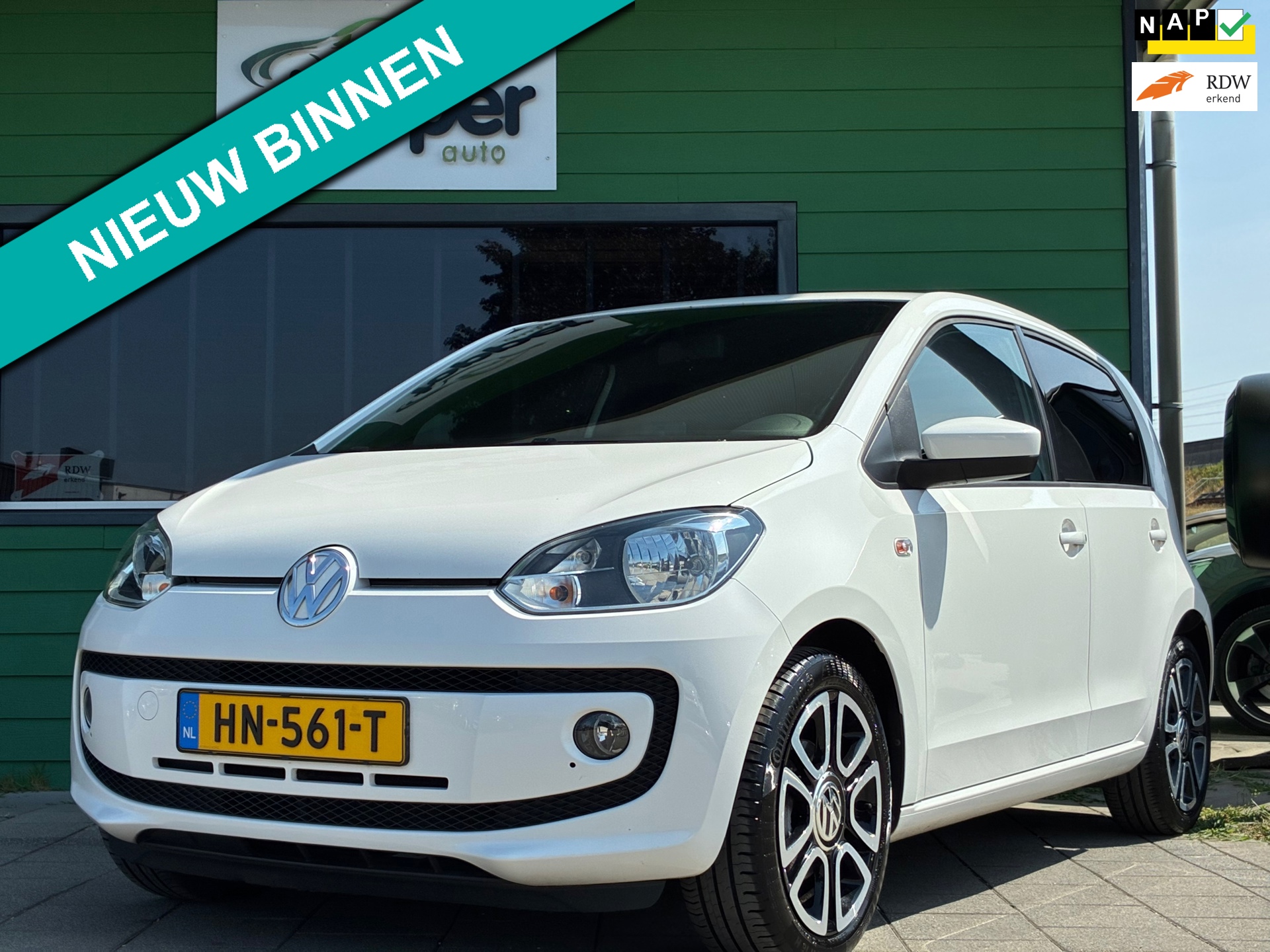 Volkswagen Up! 1.0 high up! BlueMotion|2e Eigenaar|Navigatie|Airco|CruiseControl|NAP|Nieuwe APK|