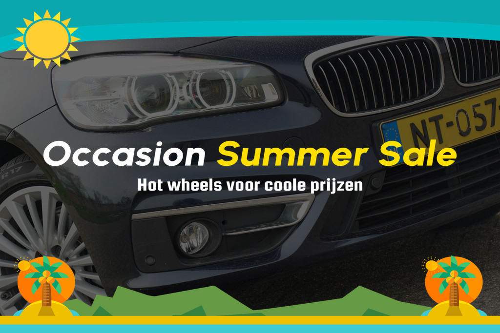 BMW 2 Serie Active Tourer 218i High Executive AUT | / | Schuif-/Kanteldak/Leder/Stoelverwarming/NAV/Cruise - Keurig!