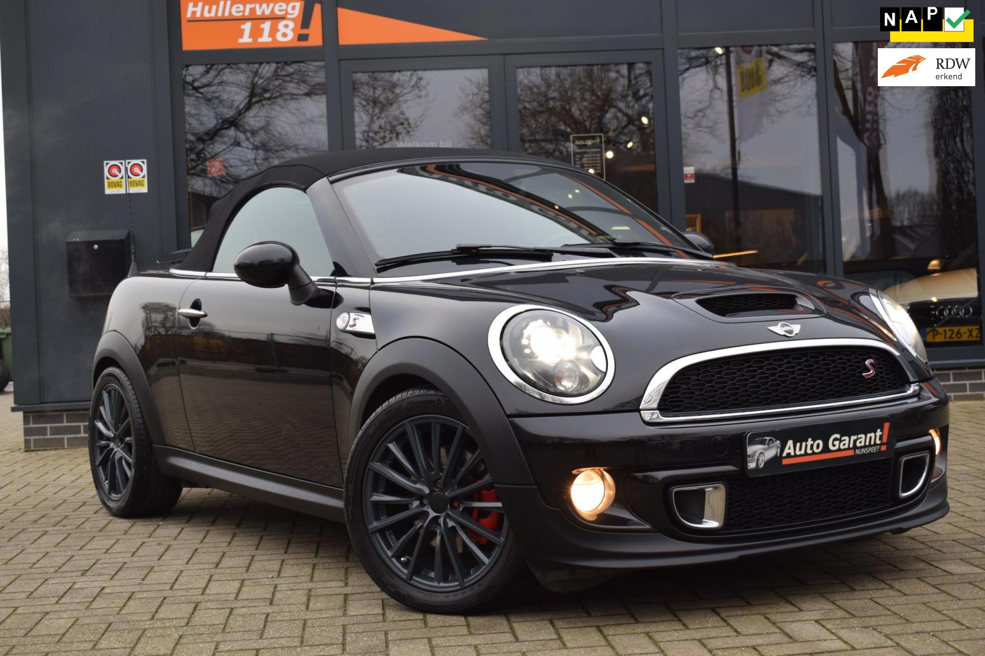 Mini Mini Roadster 1.6 Cooper S Roadster/JCW pakket/xenon/pdc/leder/harmann gardon/17 inch
