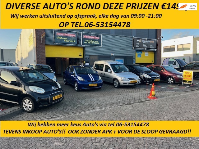 1.3 AUTO'S OP FOTO'S VIA AFSPRAAK!!