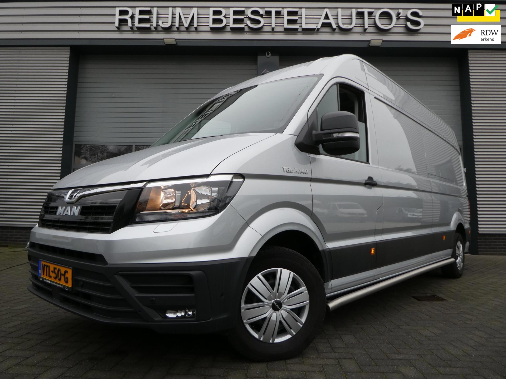 MAN TGE 35 2.0tdi 140pk, L4H3,L3H2, Automaat, Apple CarPlay, Camera, 3-Zits.