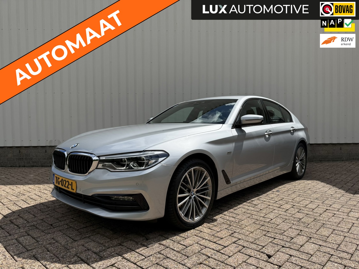 BMW 5-serie 520i High Executive Sport Line Automaat, Leder, Camera, Navi Prof, Display Key, NAP