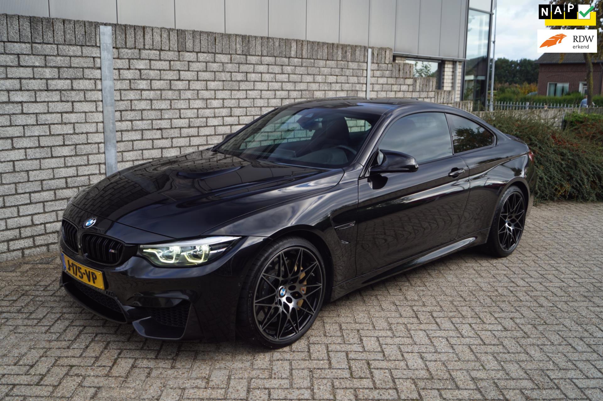 BMW 4-serie Coupé M4 Competition Autom Keramisch Head-Up Schaalstoelen Navi Camera Clima Apple Carplay 2x PDC LMV ENZ NL Auto.