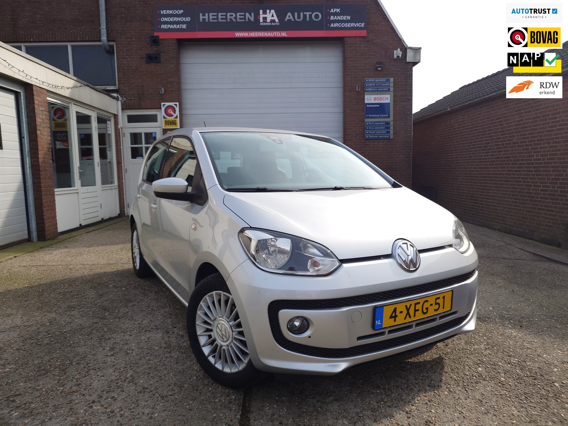 Volkswagen Up! 1.0 high up! BlueMotion, Dealer onderhouden, 5 Deurs, Cruise control
