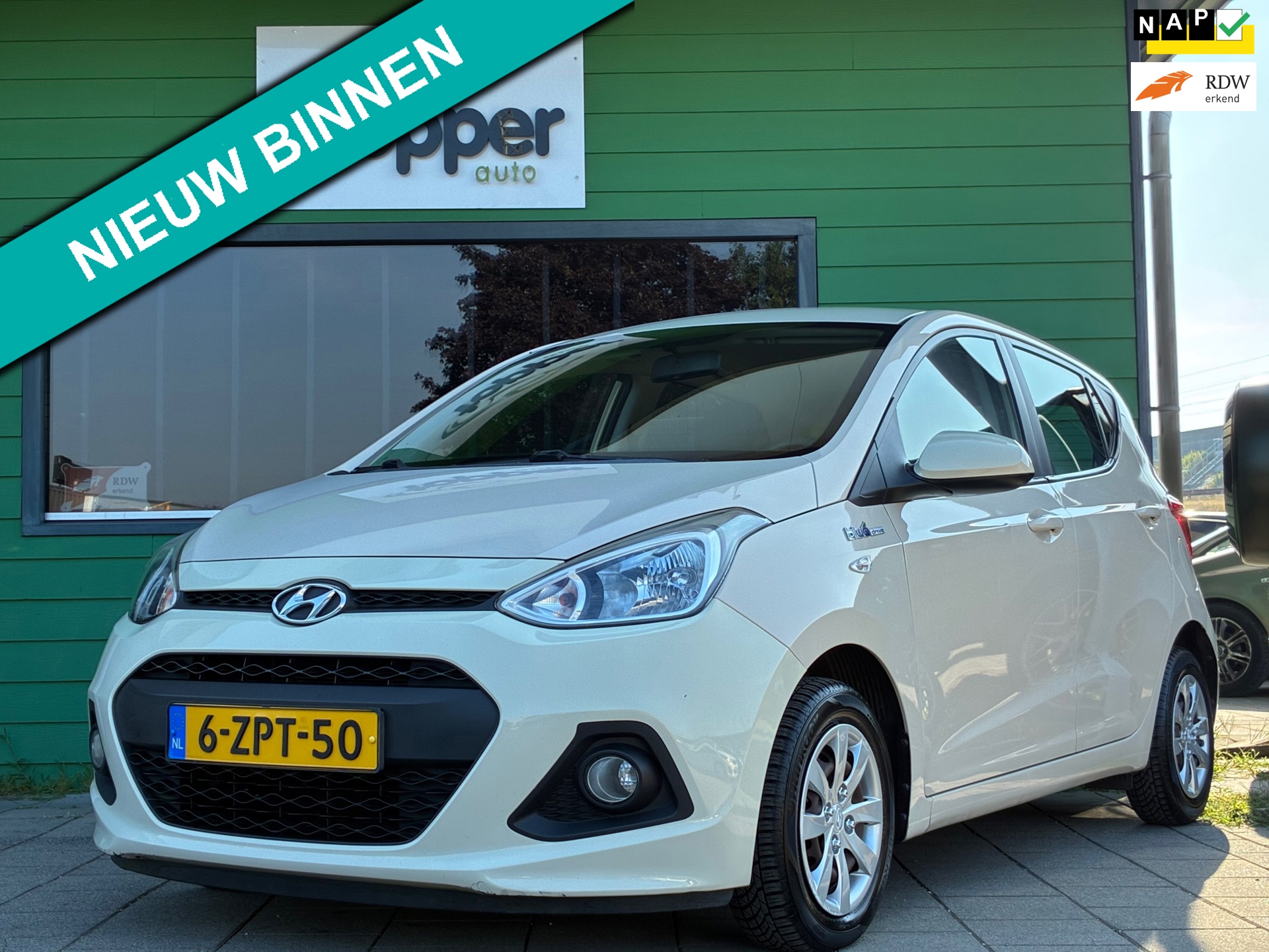 Hyundai I10 1.0i Go!|Navigatie|Climatronic|Elektr.ramen|Nieuwe APK|NAP|