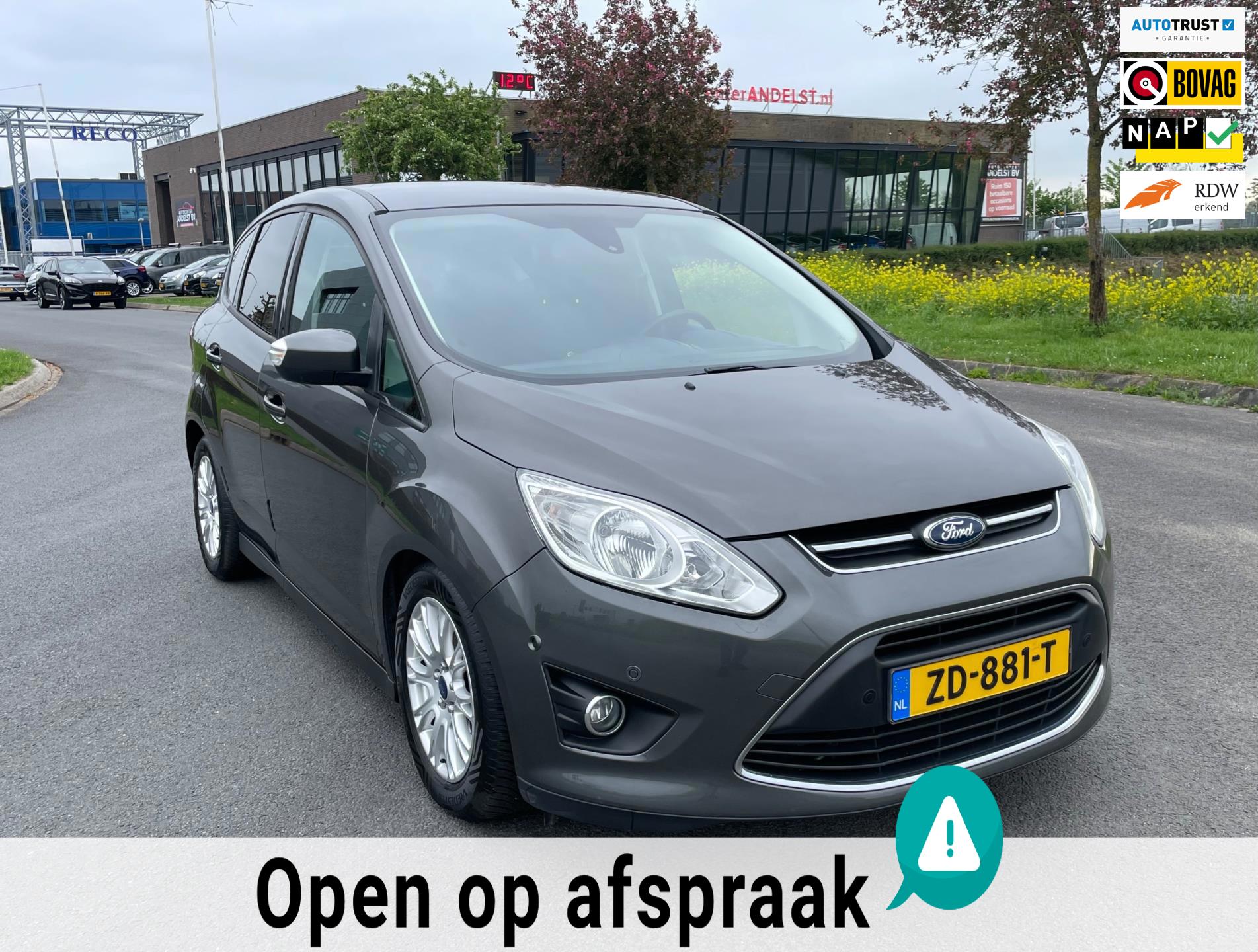 Ford C-Max 1.0 Edition Plus, Trekhaak, Pdc, Cruise, 5drs, Goed oh, Mooie km!
