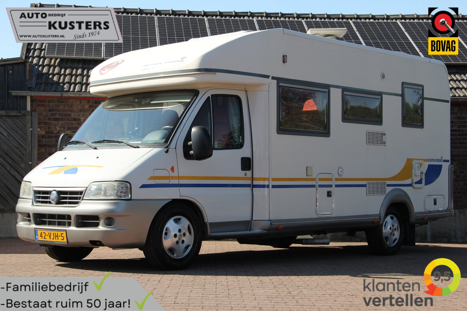 Fiat 244 Eura Mobil Contura 652 SB-03 Winter Camper |Half Integraal|Frans Bed|