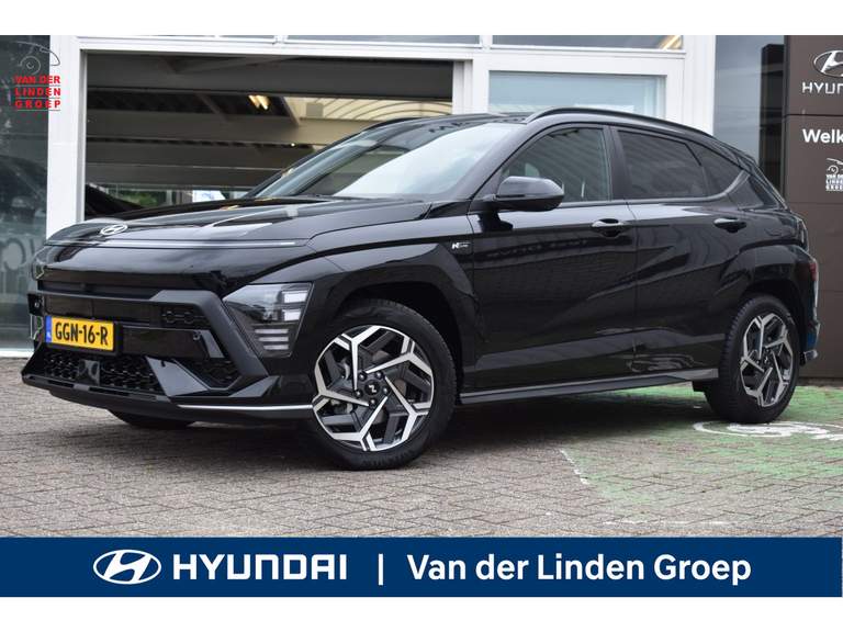 Hyundai Kona Hyundai Kona 1.6 GDI HEV N-Line 360cam/Blindspot/18"/Pdc/Navi/Rijklaar!