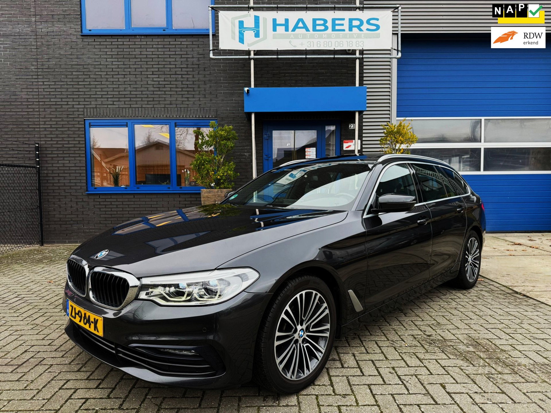 BMW 5-serie Touring 520i High Executive Edition 184PK|Virtual|PANO|Sportstoel|PDC|Prof Navi|Leder|Camera|Full Led|StoelVW|Memmory