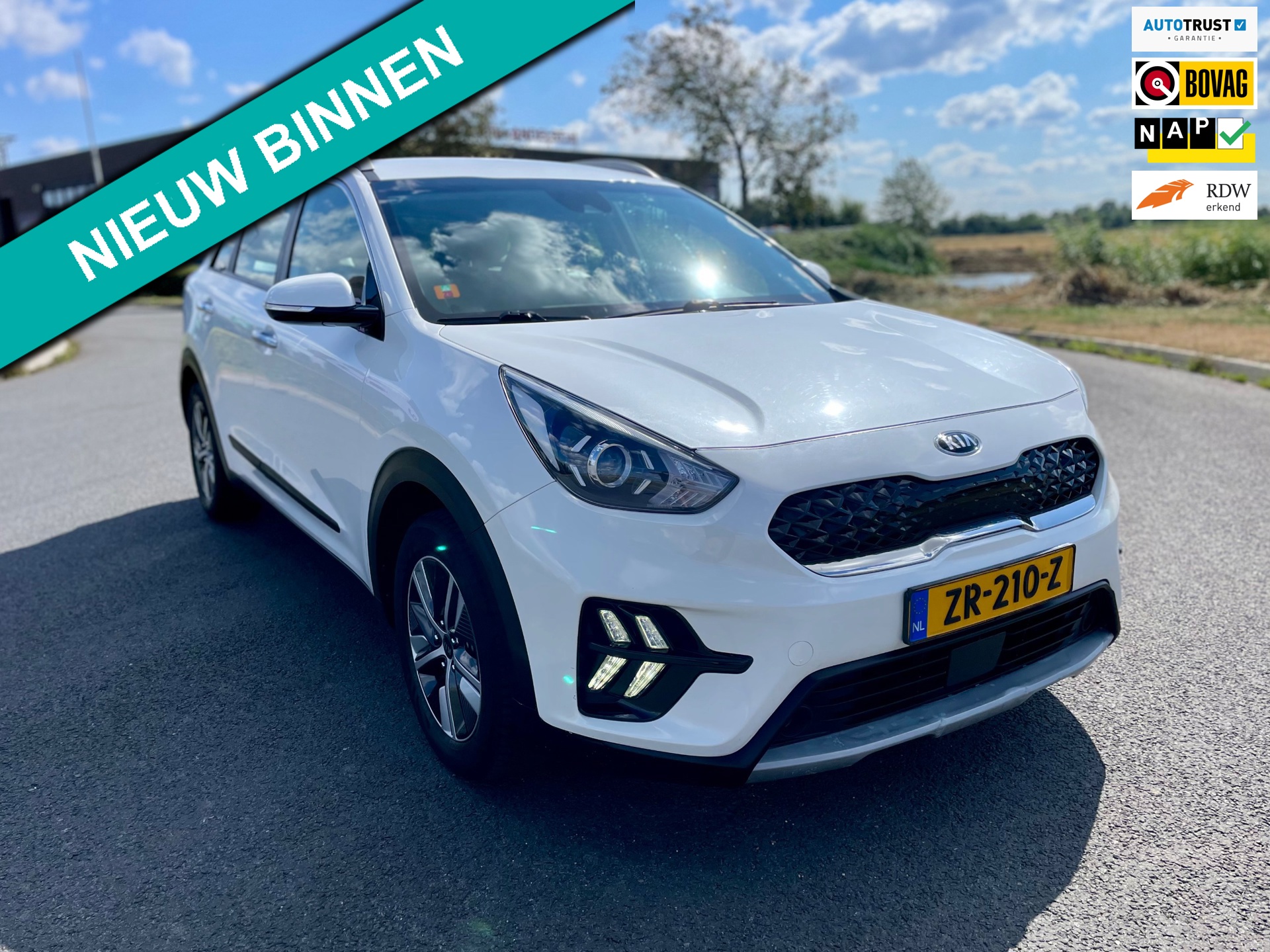 Kia Niro 1.6 GDi Hybrid Edition, Aut, Trekhaak, Acc, Cam, Pdc, Carplay, Half leder, Climate, Geen import, Nap, Volledig dealer oh!