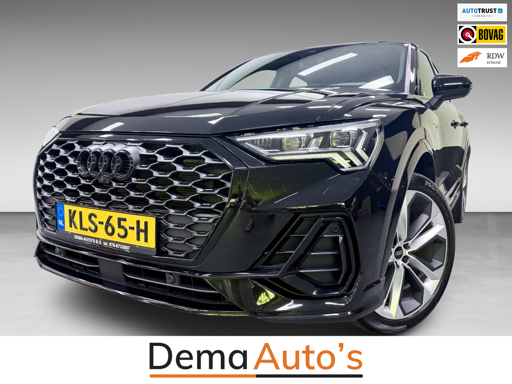 Audi Q3 SPORTBACK 35 TFSI 2X S-LINE BLACKLINE 20'' SFEERVERL/CARPLAY/ADAPT-CR/DAB/SONOS/ELECTR-STOELEN///