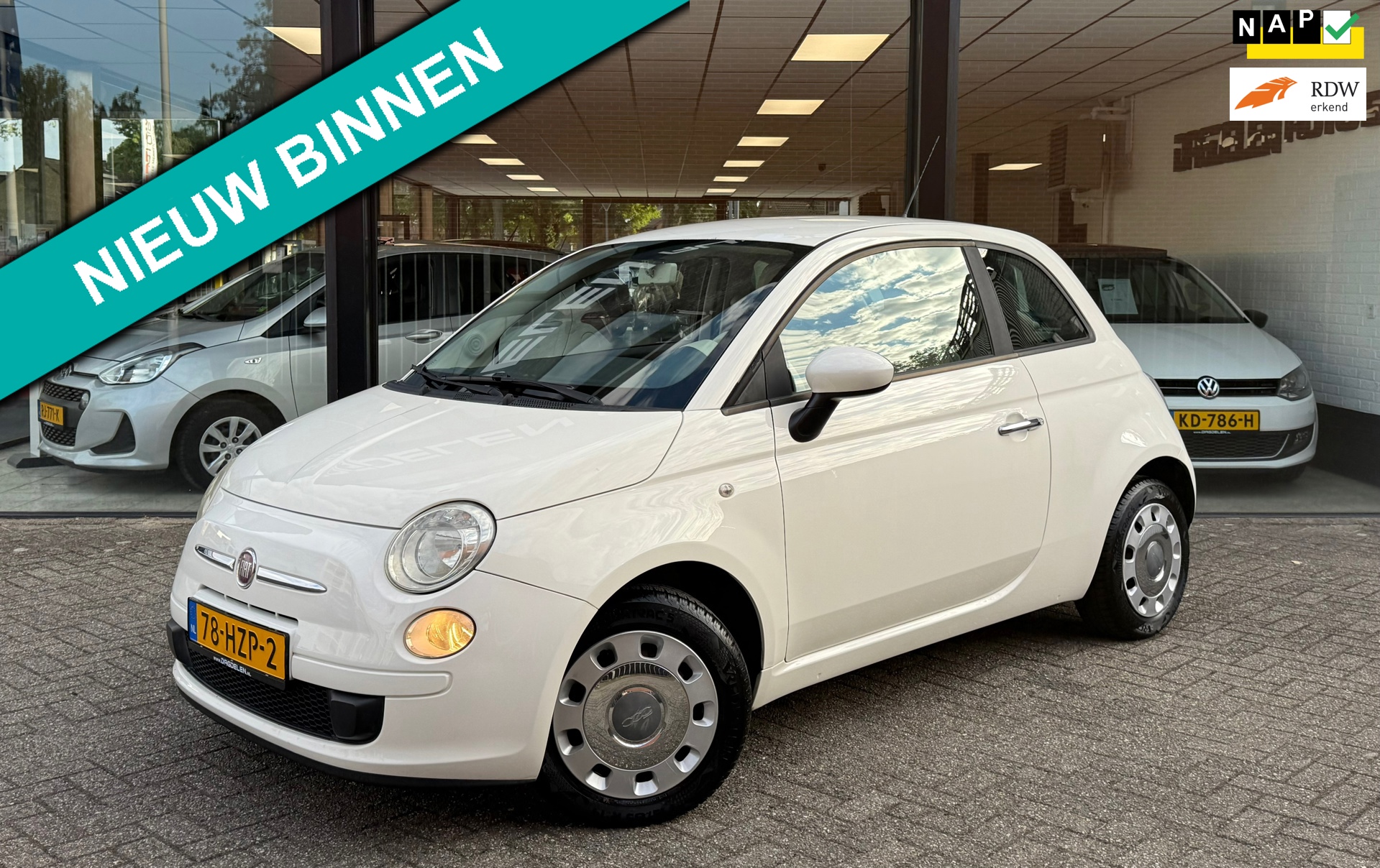 Fiat 500 1.2 Pop AUTOMAAT | AIRCO | ELEKTR PACK | NAP