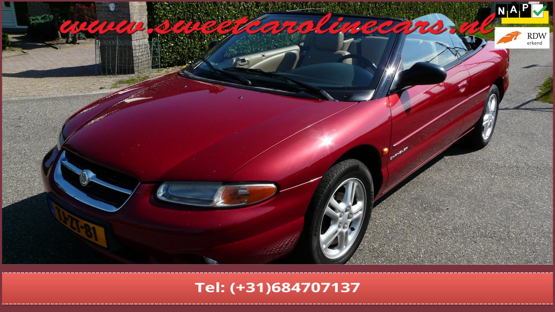 Chrysler Stratus 2.5i V6 LX Convertible,Leder,Lmv's GOED LEZEN!