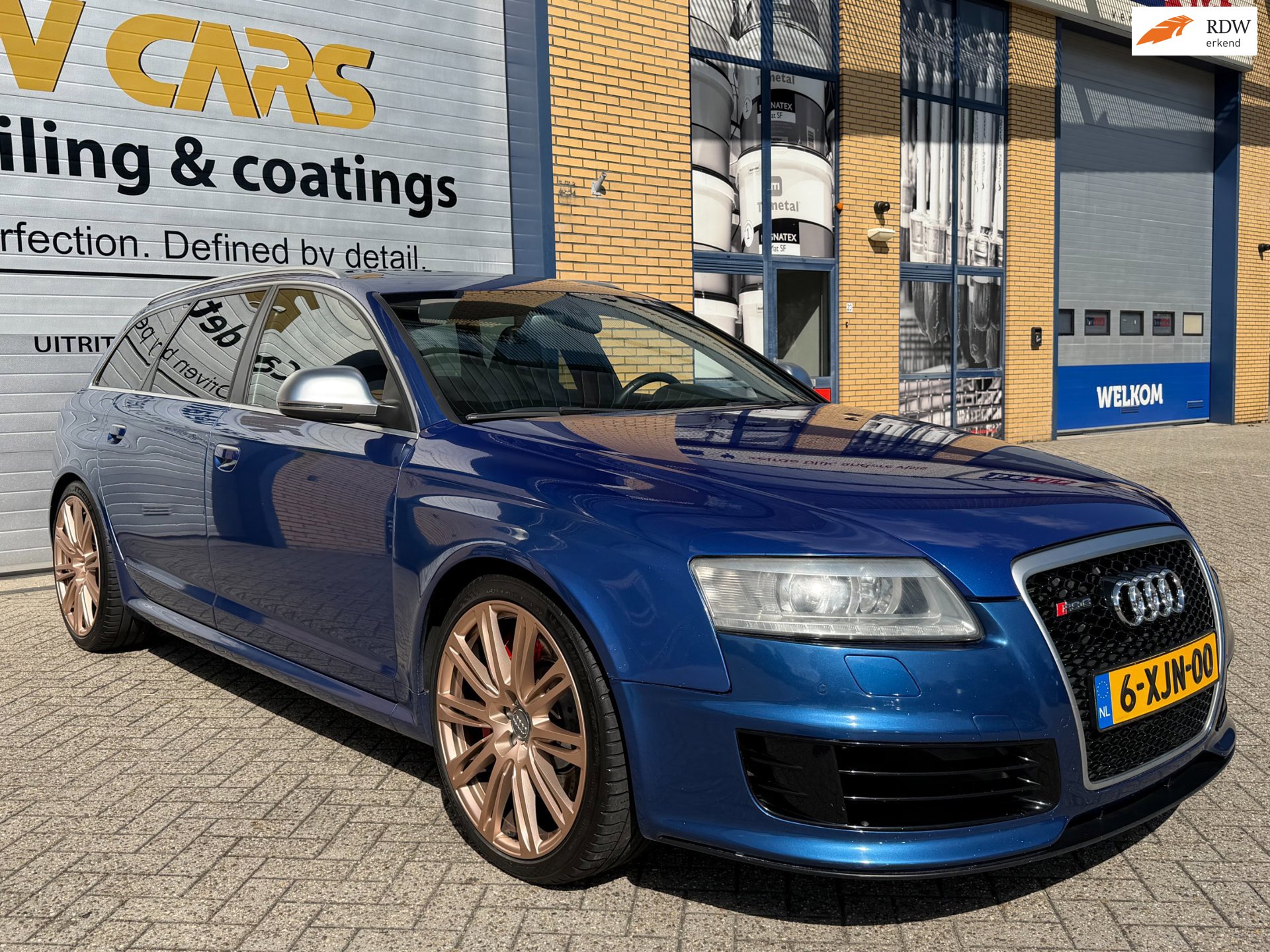 Audi A6 Avant 5.0 TFSI RS 6, automaat, V10, pdc navigatie, climatrol, leder, lichtmetaal, youngtimer, inruil mogelijk.
