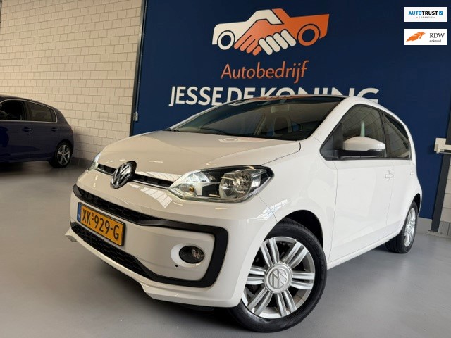 Volkswagen Up! 1.0 BMT high up! / bj.2018 / kleur: wit / airco / apple carplay / 5 deurs / NAP met 131104 km.en APK tot 07/2027.