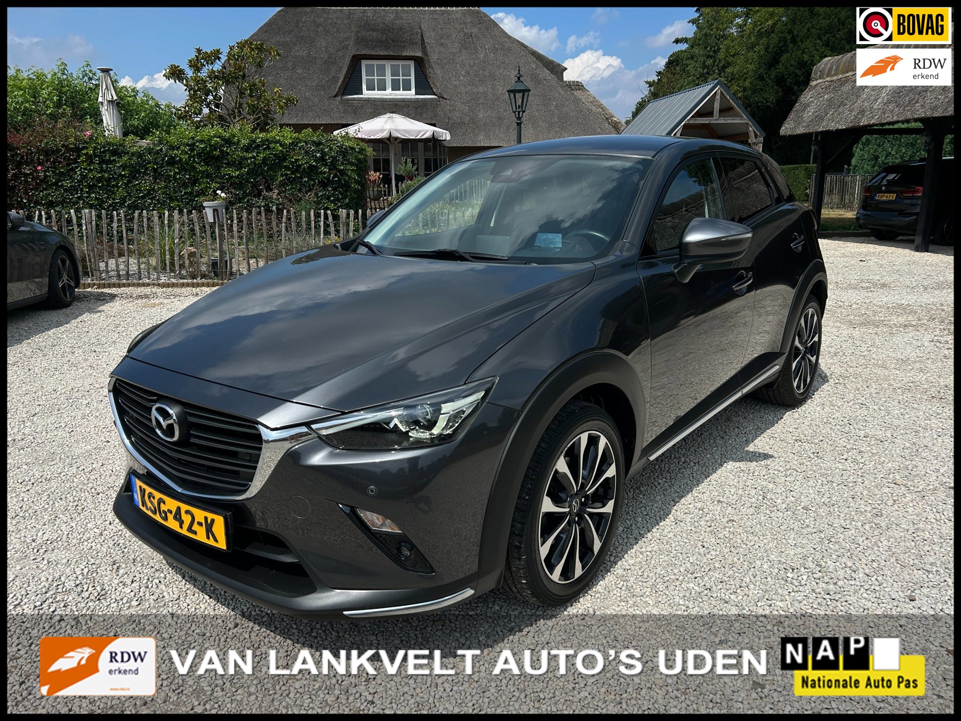 Mazda MAZDA CX-3 2.0 GT-M H Leder, Head up, Navi, Camera Stoelverwarming
