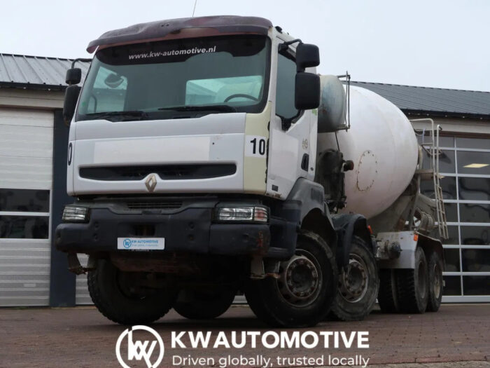 Renault Kerax 370 8X4/ MIXER/ BARYVAL 9 M3/ CRUISE CONTROL/