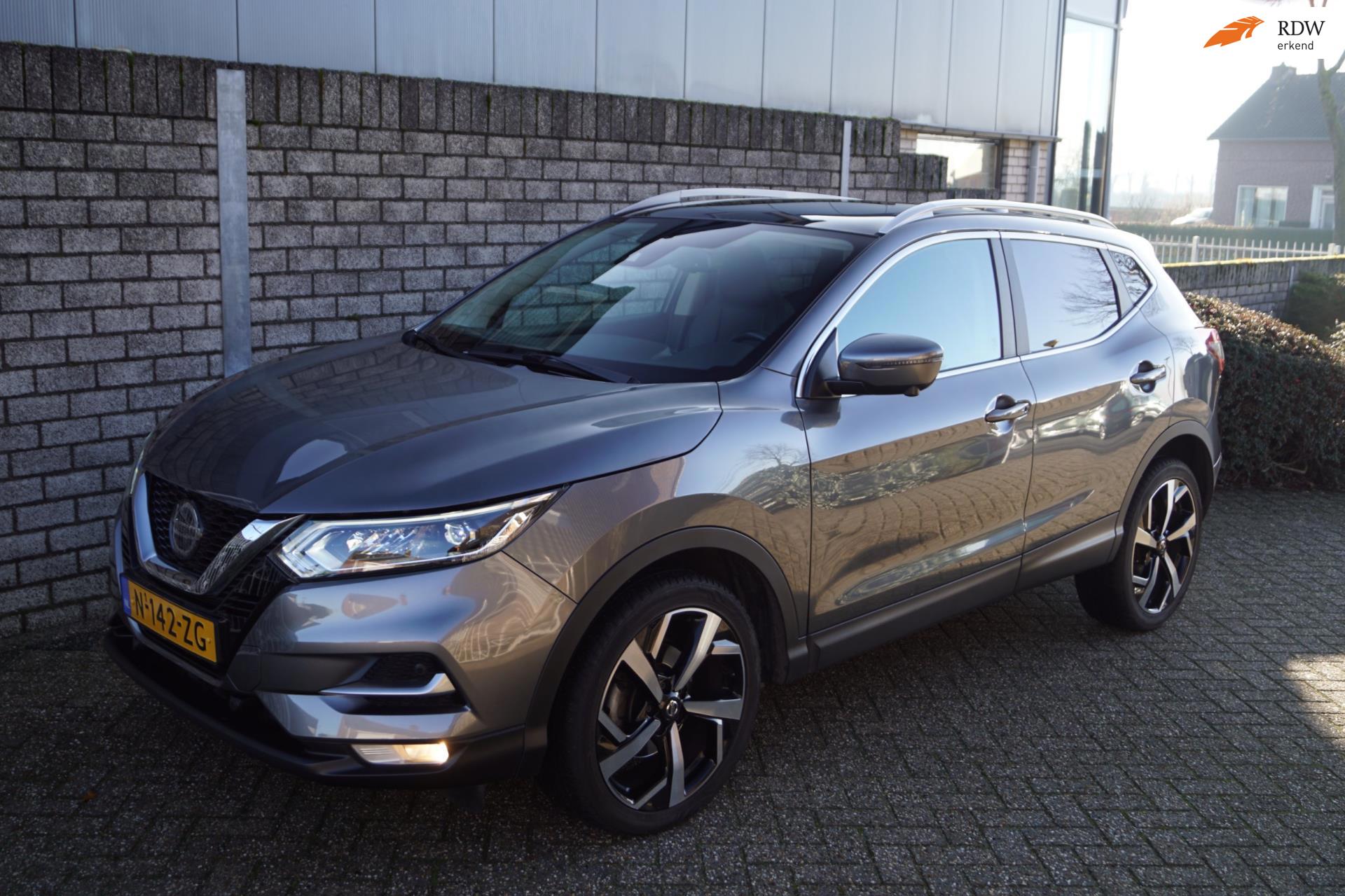 Nissan Qashqai 1.3 DIG-T Premium Edition Autom Panodak Leder Sportst Stoelverw Navi Camera Apple Carplay Cruise 2x PDC LMV Trekh.