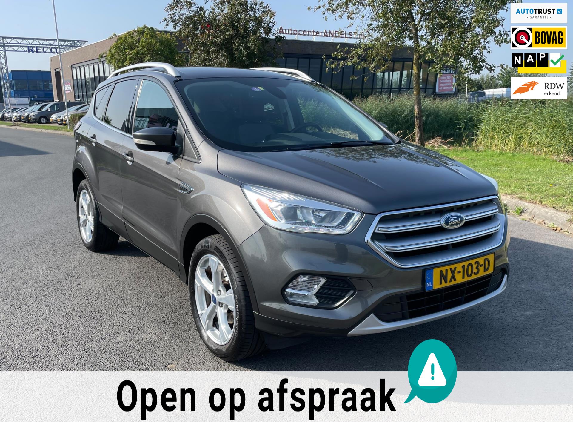 Ford Kuga 1.5 EcoBoost Titanium, 150PK, Trekhaak, Cam, Navi, Cruise, Climate, Keyless, 1e eig afk, Geen import, Nap, Dealer oh!