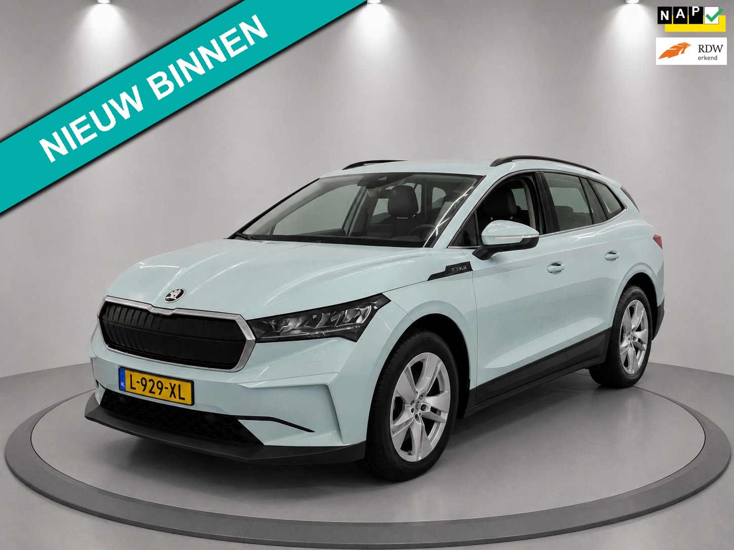 Skoda Enyaq iV 60|LEDER|NAVI|AIRCO|NL-AUTO|NAP|ELECTRIC|