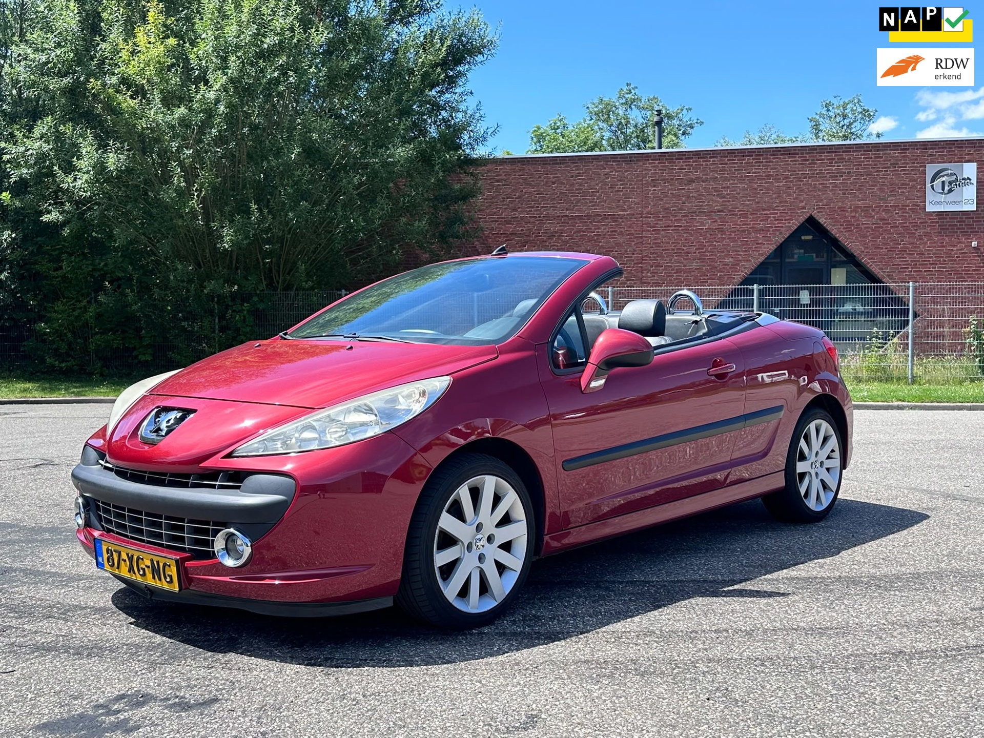 Peugeot 207 CC 1.6-16V T Sport Cruise*Leder*Clima*NAP*Parkeersensoren*LM velgen*APK*