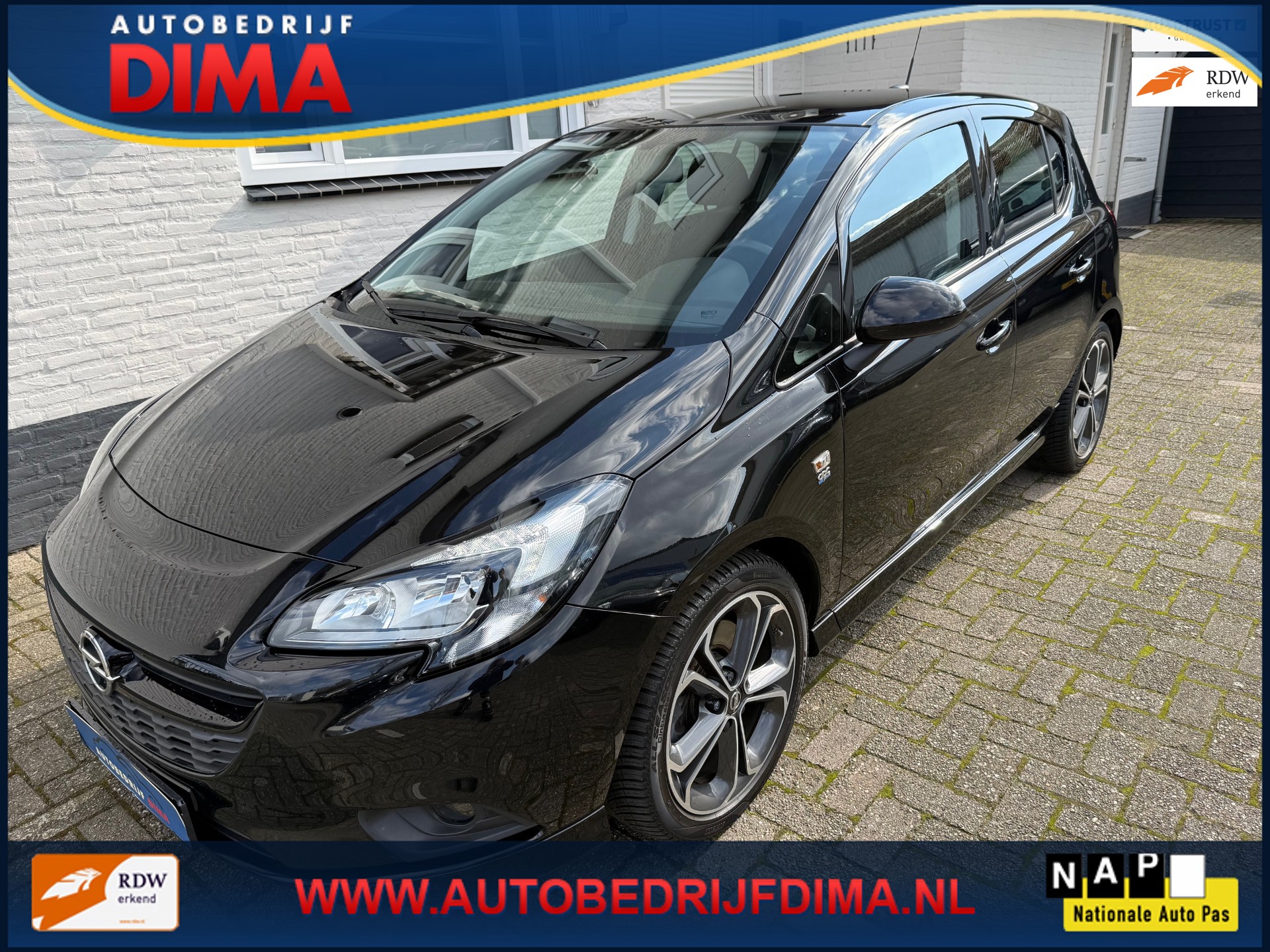 Opel Corsa 1.4 Turbo Color Edition OPC-Line 150 Pk/ Navi/ Cruise Control/ Stuur+ Stoelverwarming/ PDC