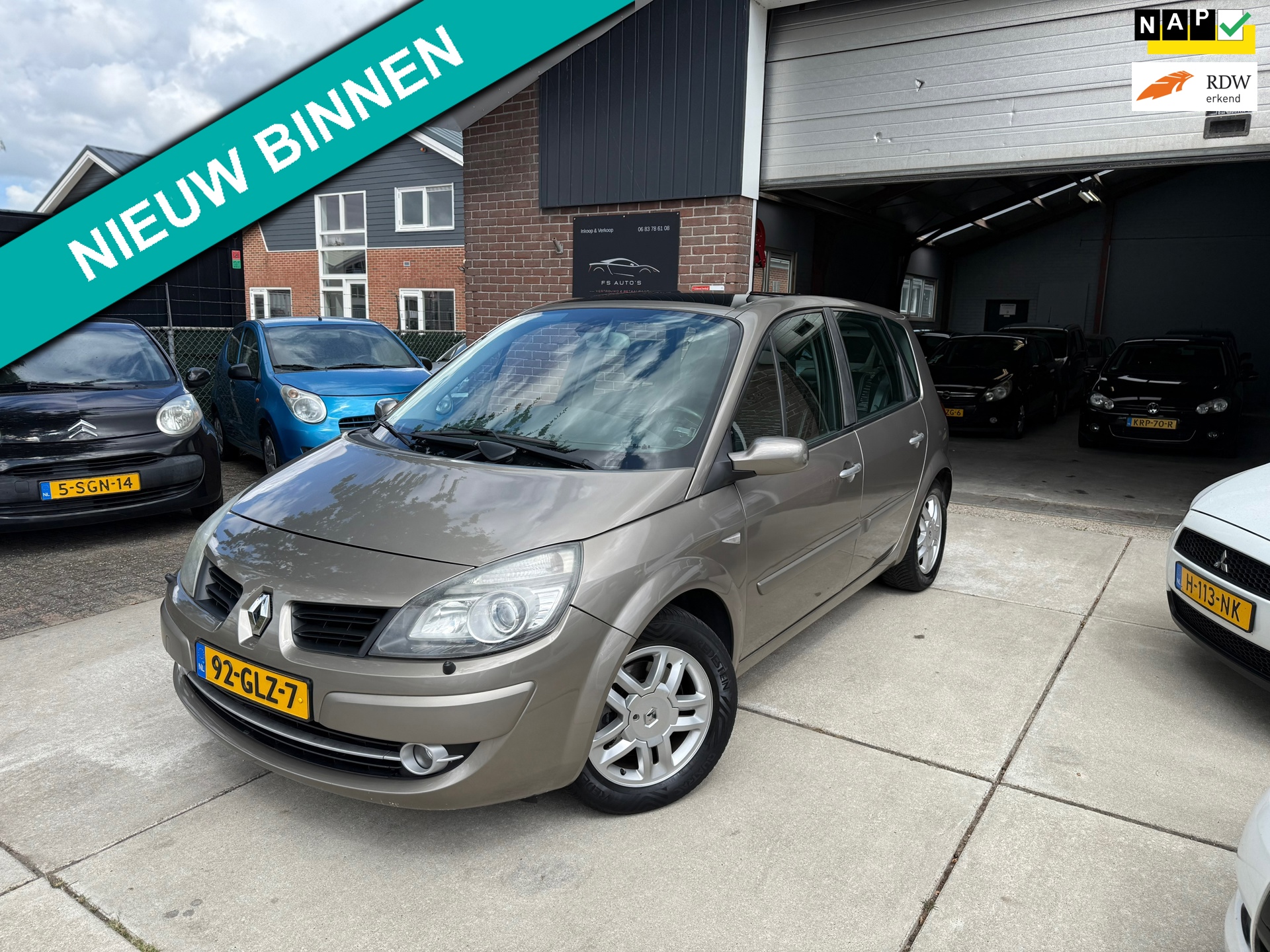 Renault Scénic 2.0-16V Tech Line |NEW APK|AIRCO|AUTOMAAT|NAP|CRUISE|NAVI|PANO|TREKHAAK|CLIMA|STARTSTOP|ELECT. PAKKET|CENTRL.DEUREN