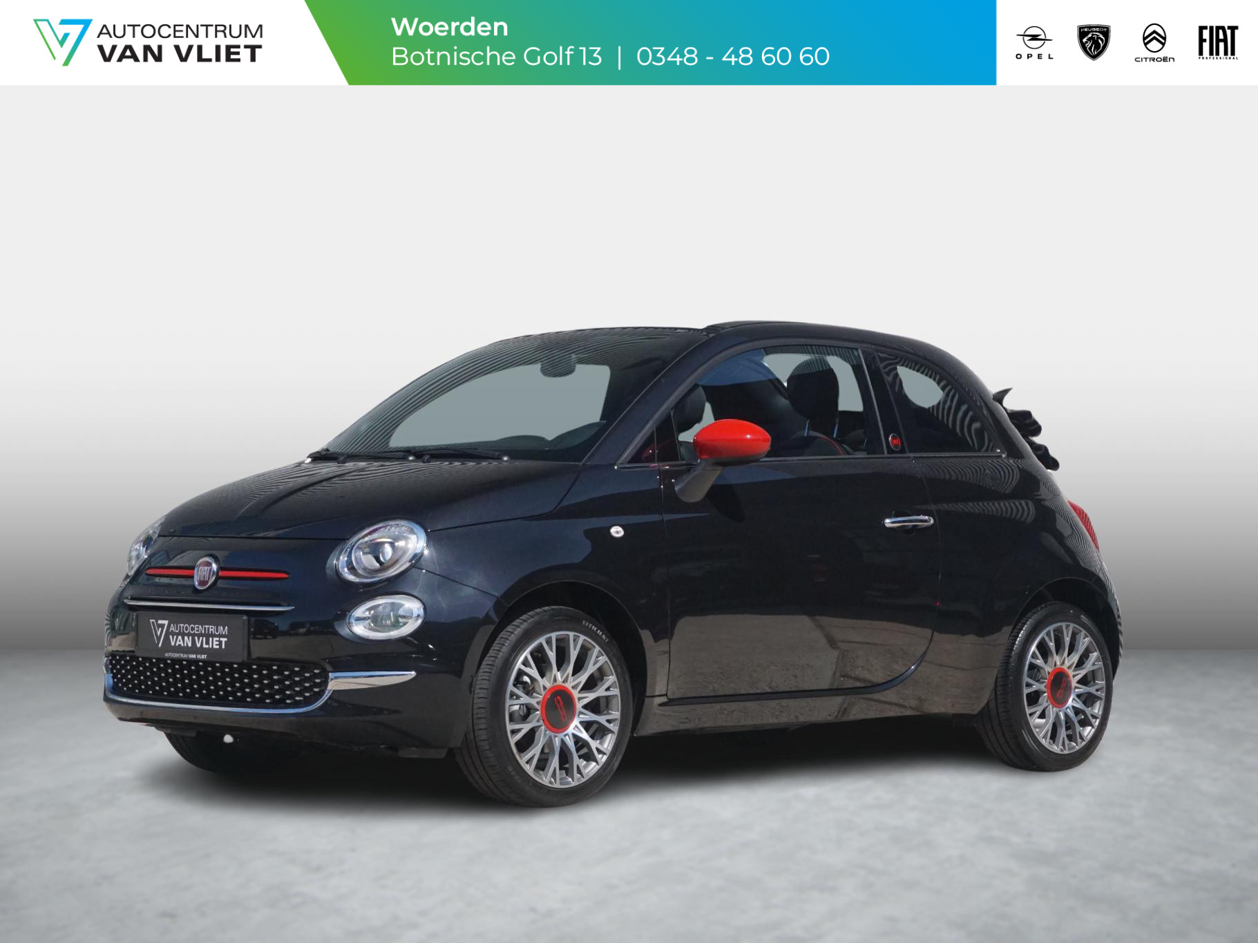 Fiat 500C 1.0 Hybrid RED