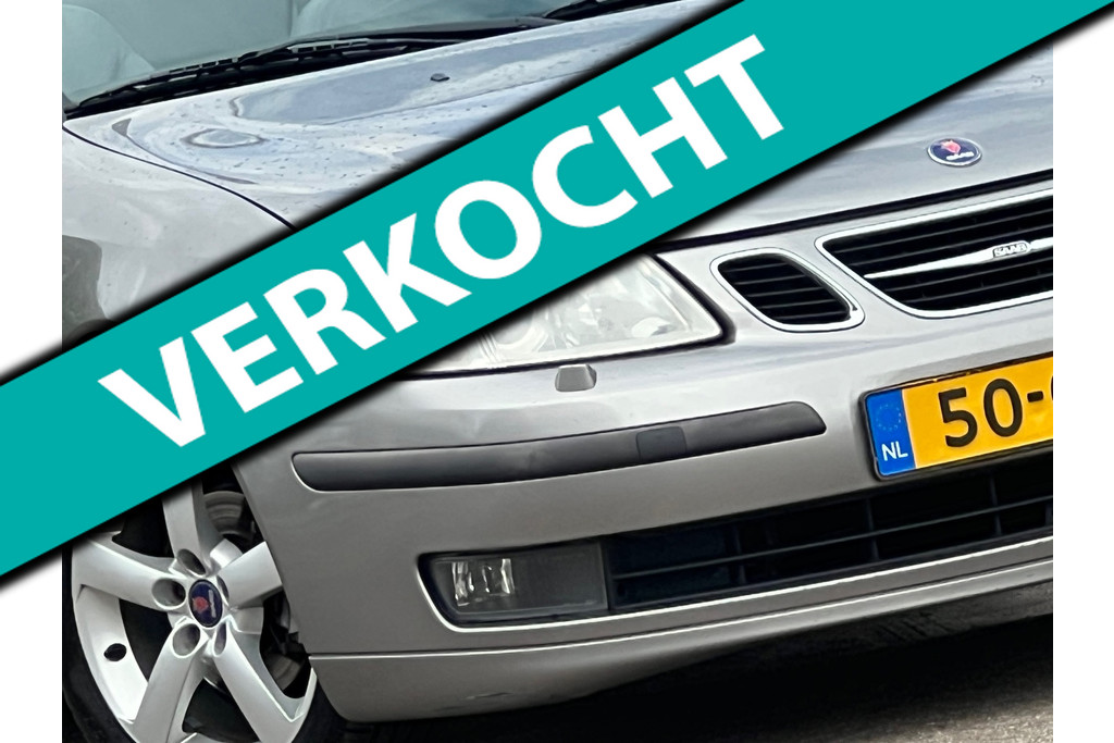 Saab 9-3 Cabrio 1.8t Linear | Parchment Silver metallic | Leder/Cruise/Stoelverwarming/Xenon/PDC - Keurig!
