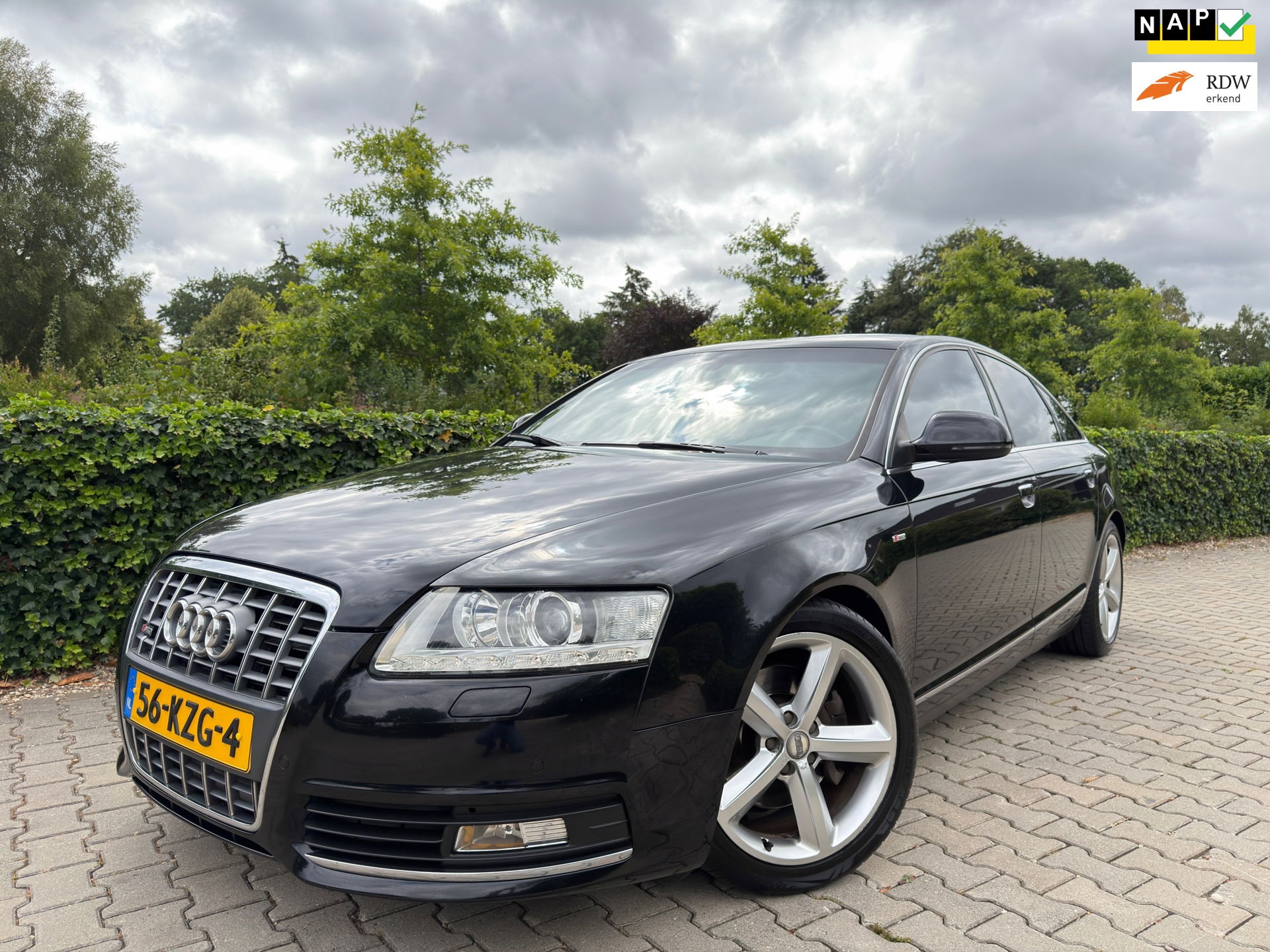 Audi A6 Limousine 2.0 TFSI S edition Automaat , S-Line , Clima / Cruise / Leder / Navi / Led / Xenon / Pdc / 18" Lm / Trekhaak .