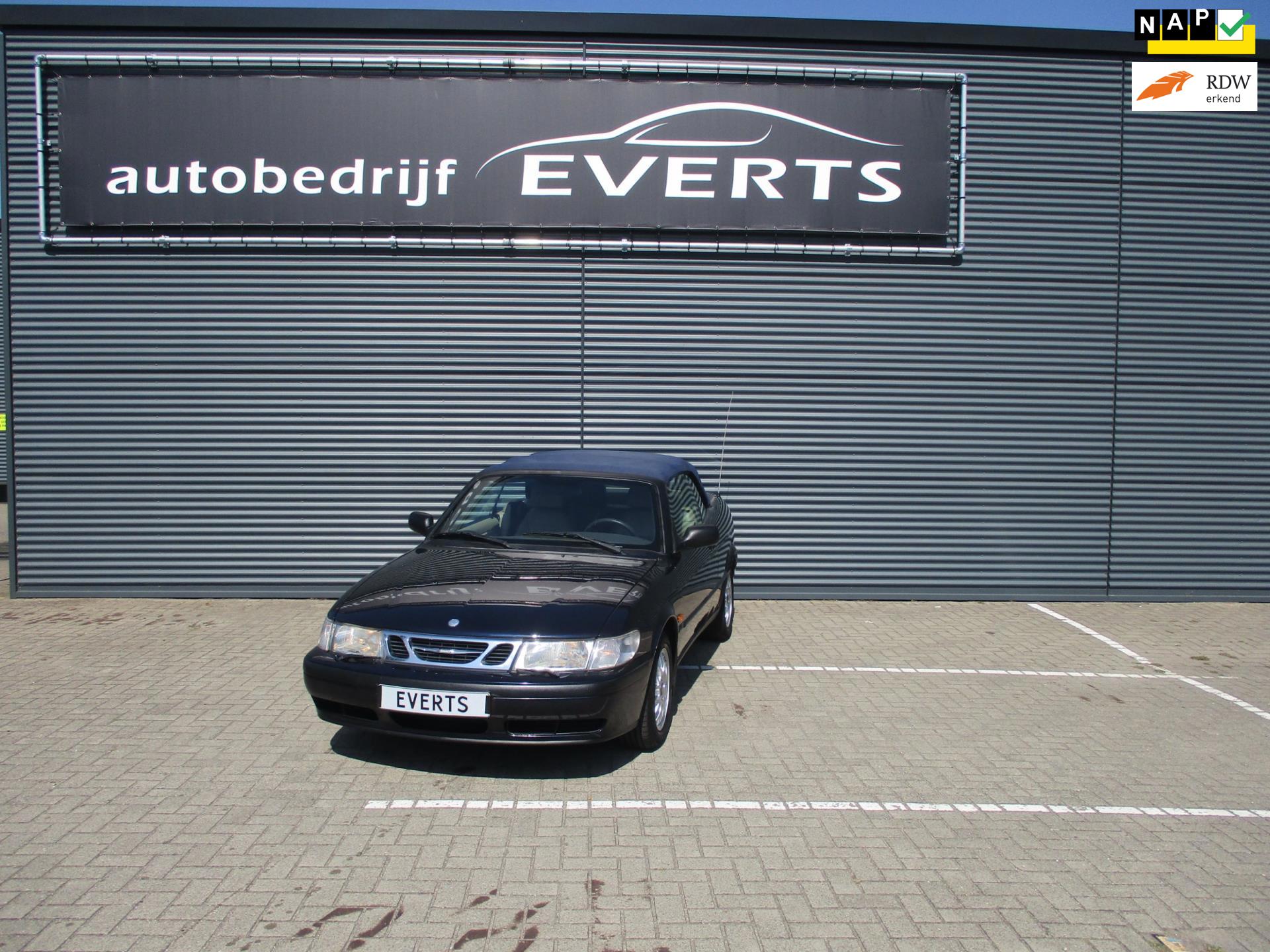 Saab 9-3 Cabrio 2.3 S Automaat Apk 26-05-2027 elektrische dak goed onderhouden voor de Saab liefhebber nu scherpe prijs