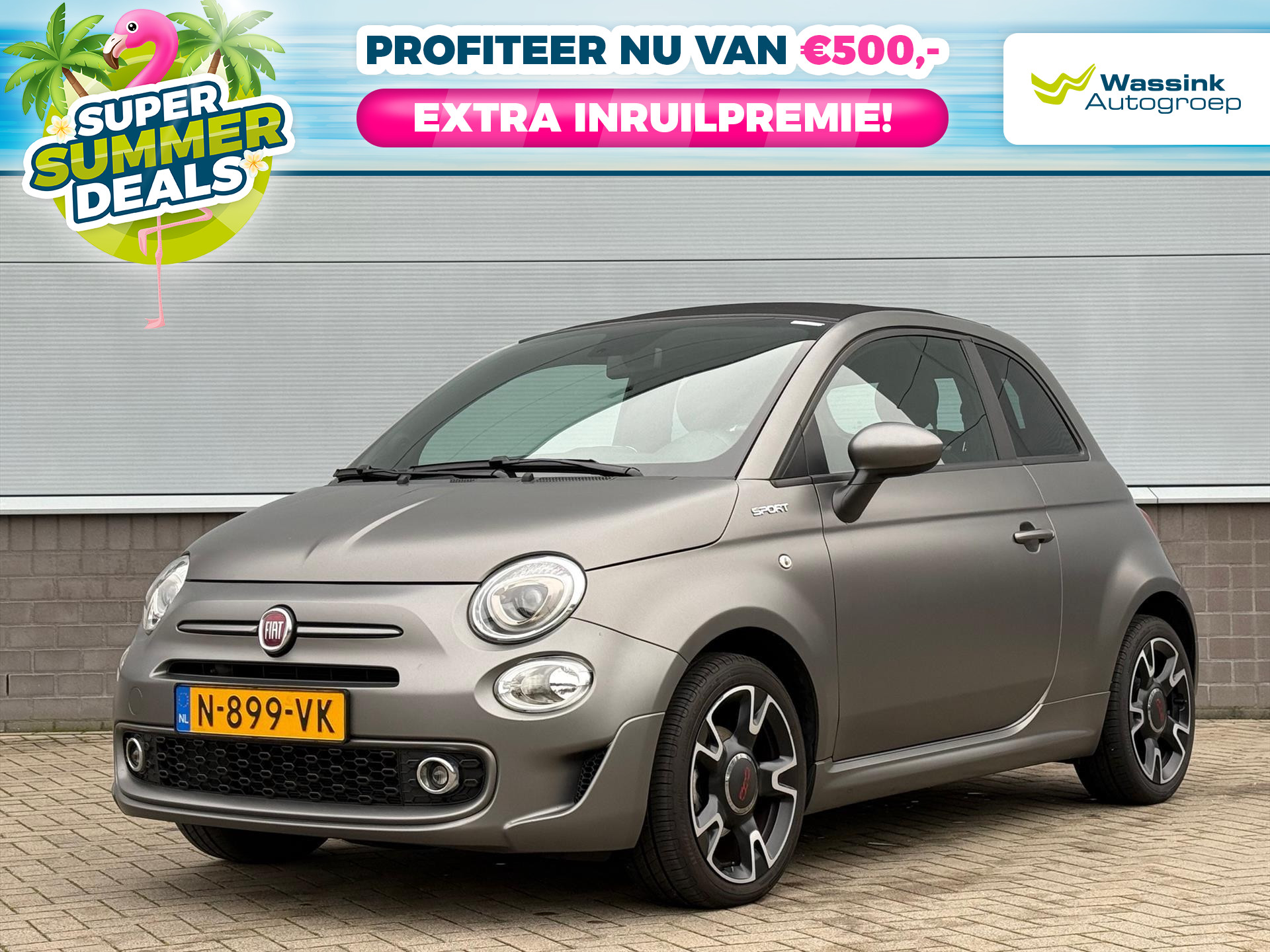 Fiat 500C 70 pk Hybrid Cult