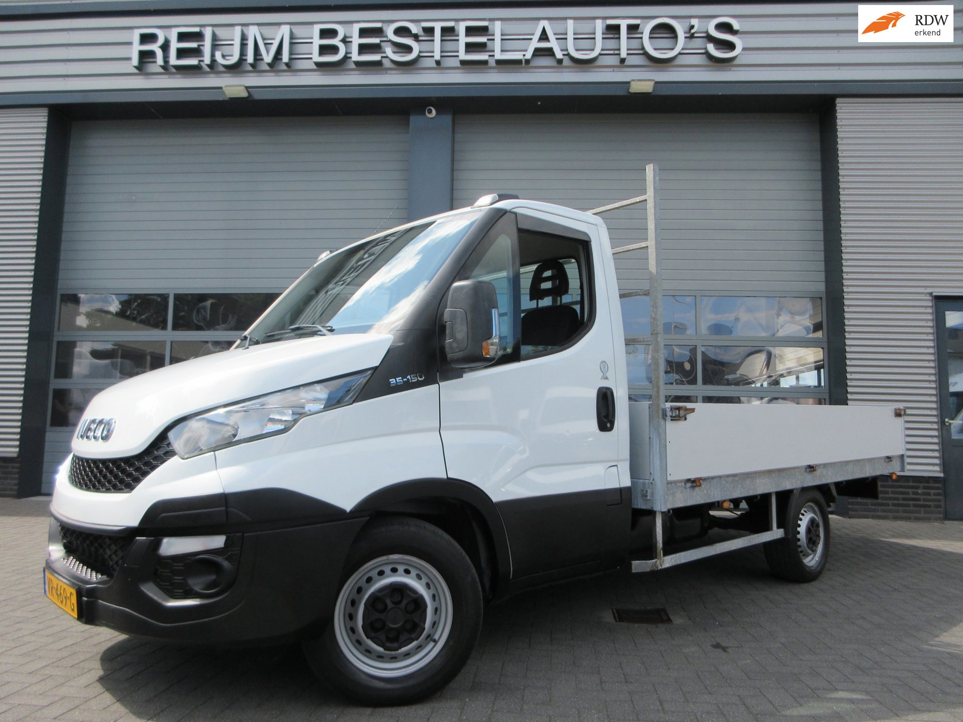 Iveco Daily 35S15 3.0 345, Euro 6, 146pk, Open Laadbak, Pick up.