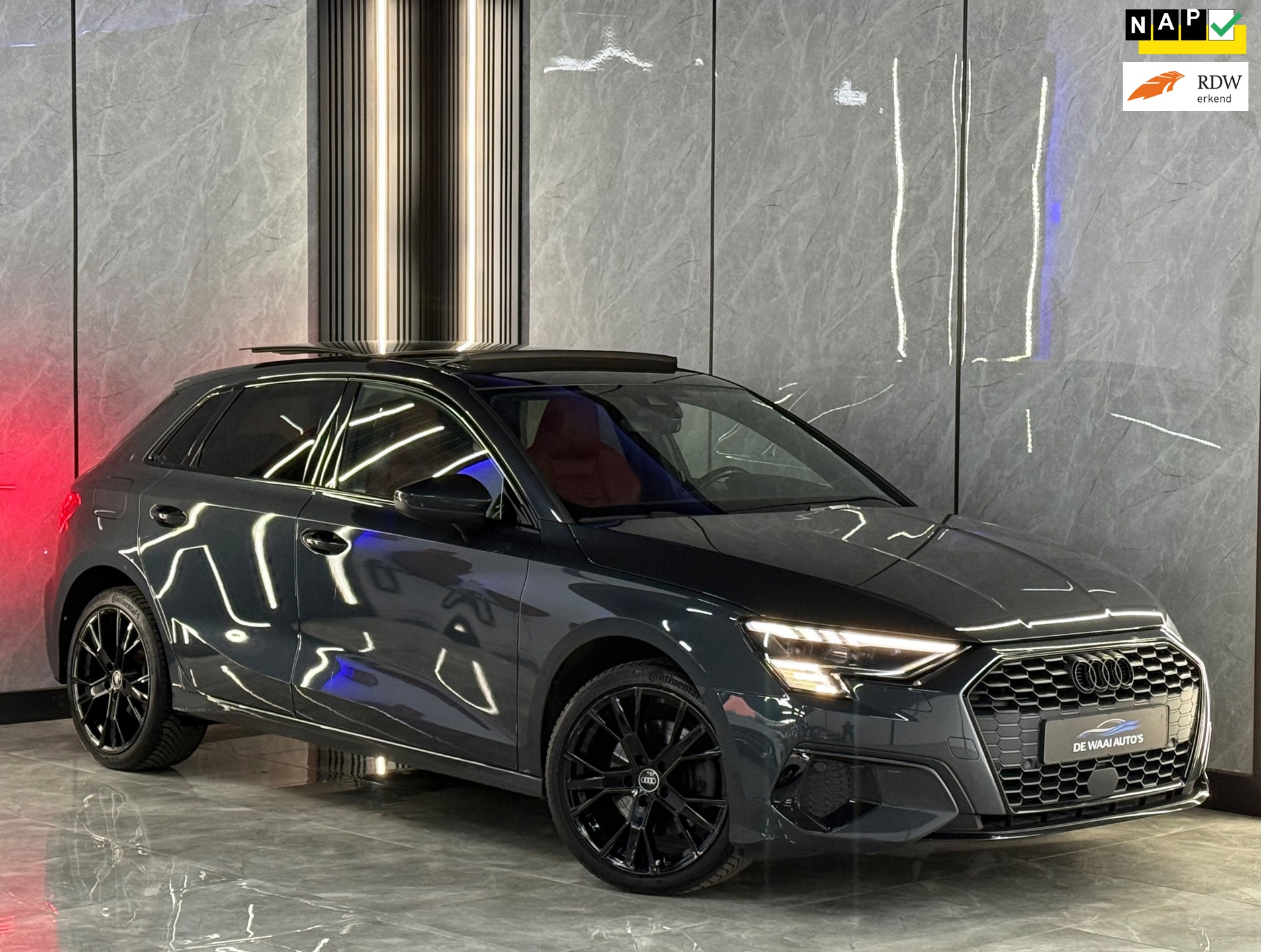 Audi A3 Sportback 40 TFSI e Pano | Matrix | Leer | Sfeer | Keyless | Virtual Cocpit | Apple Carplay | Lane Assist | Nap | Trekhaak