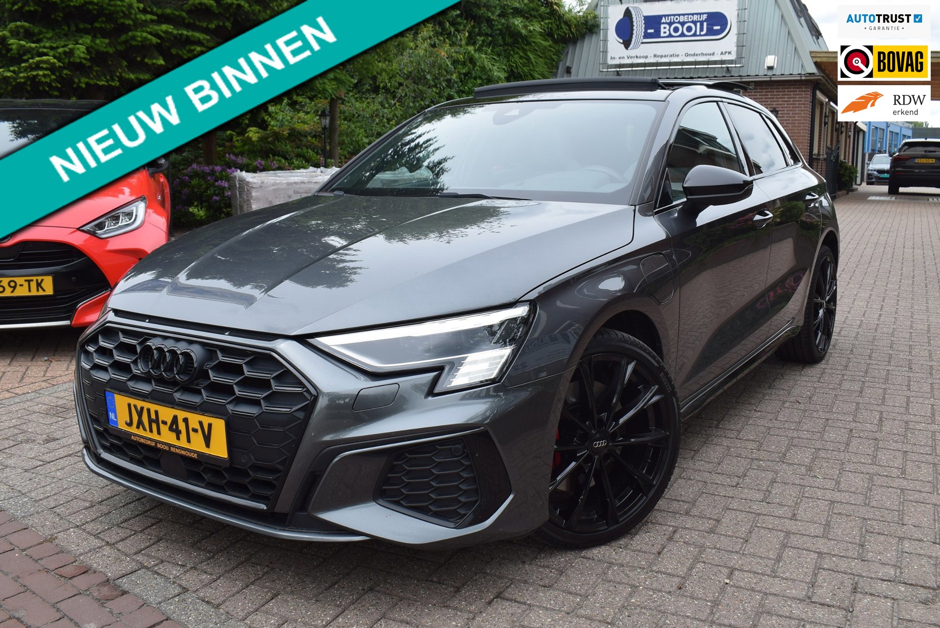 Audi A3 Sportback 45 TFSI e S-LINE/245PK Competition/AUTOMAAT/PANODAK/ADAP-CRUISE/CARPLAY/HEAD-UP/CAMERA/MATRIX/SFEERVERL/STOELVER