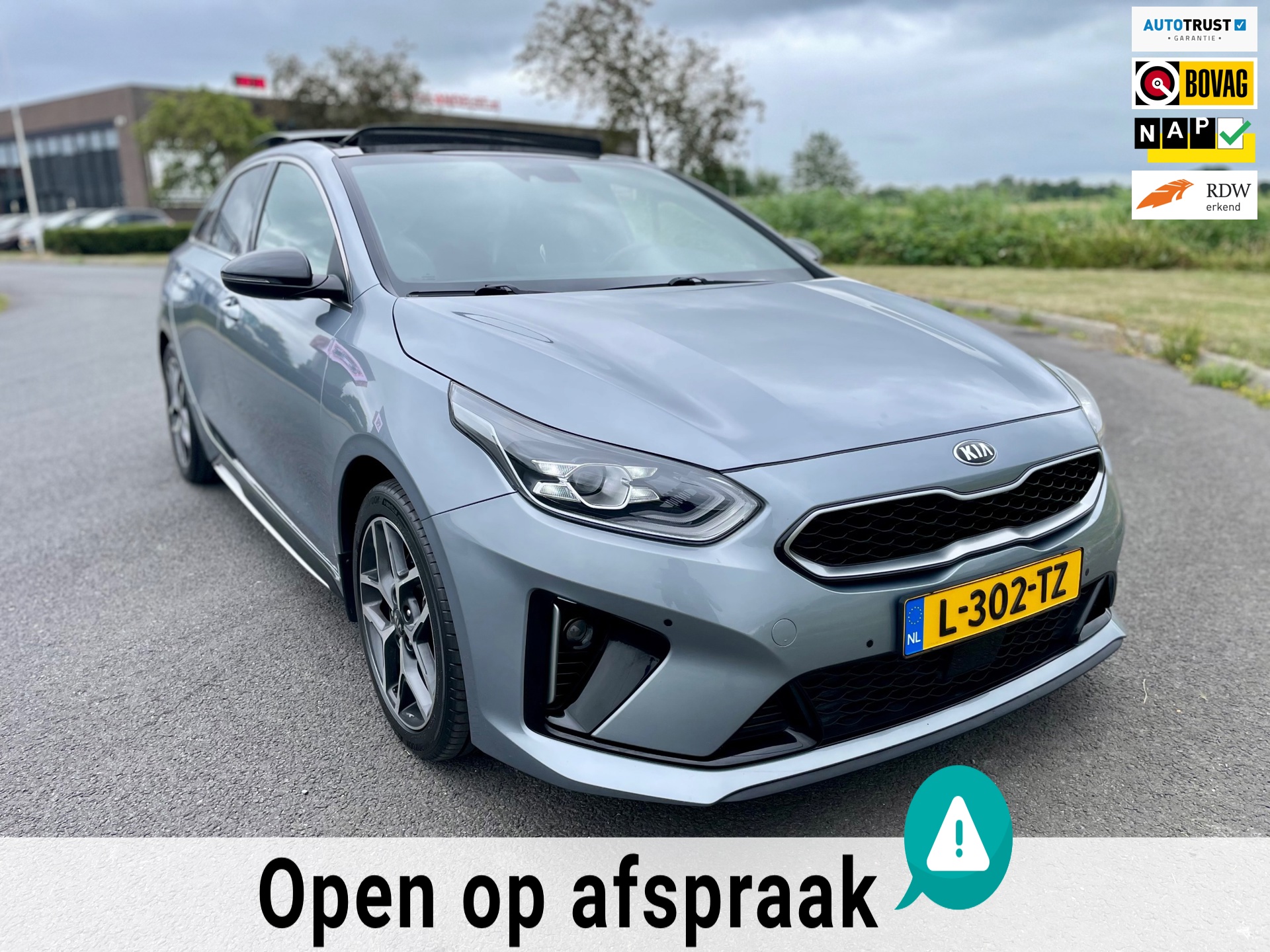 Kia ProCeed 1.5 T-GDI GT-Line, Aut, Pano, Trekhaak, Cam, Acc, Pdc, Keyless, LED, Navi, 1e eig afk, Geen import, Nap, Volledig oh!