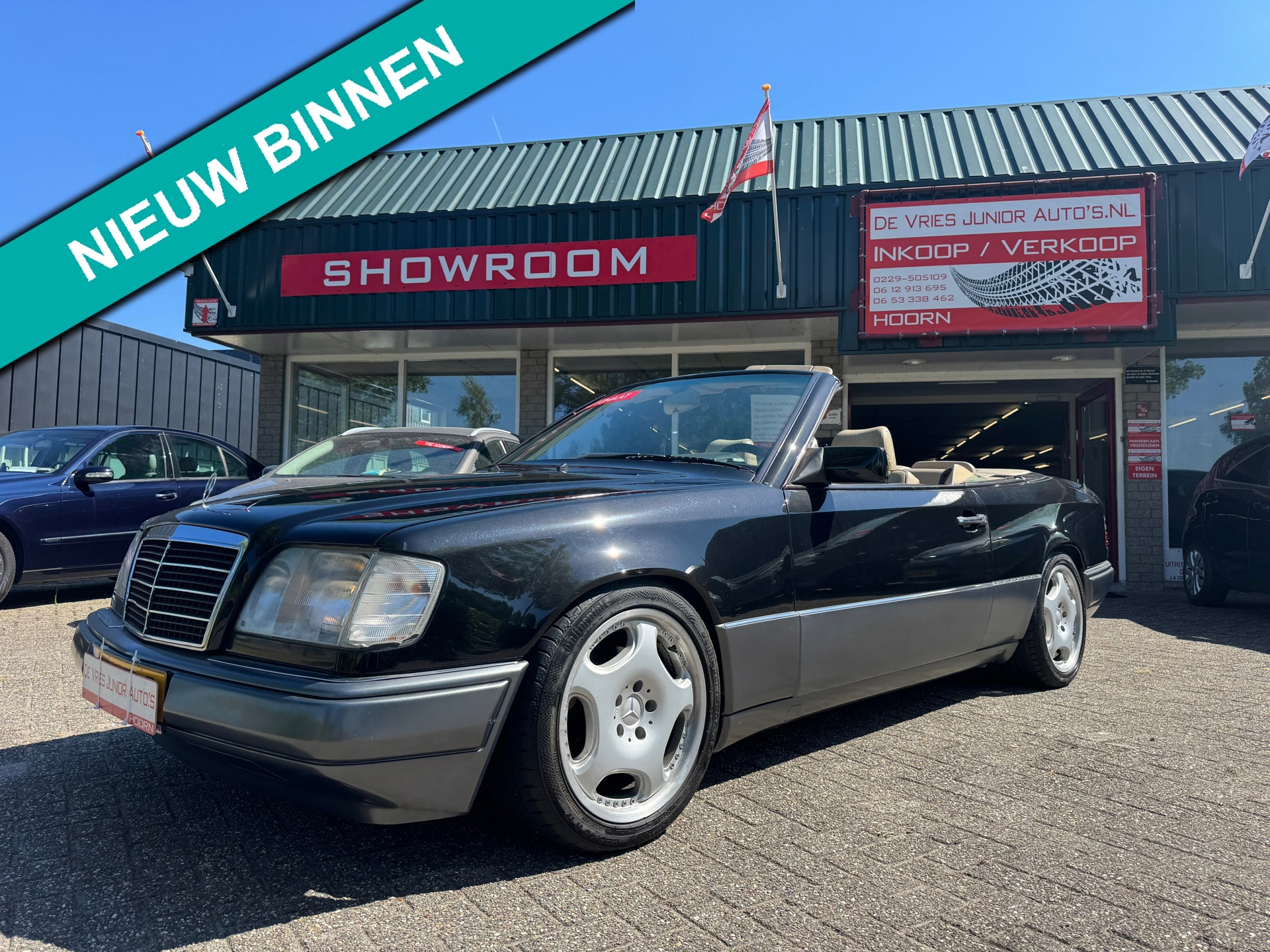 Mercedes-Benz E-klasse Cabrio 220, W124. Afkomstig van 1e eigenaar.