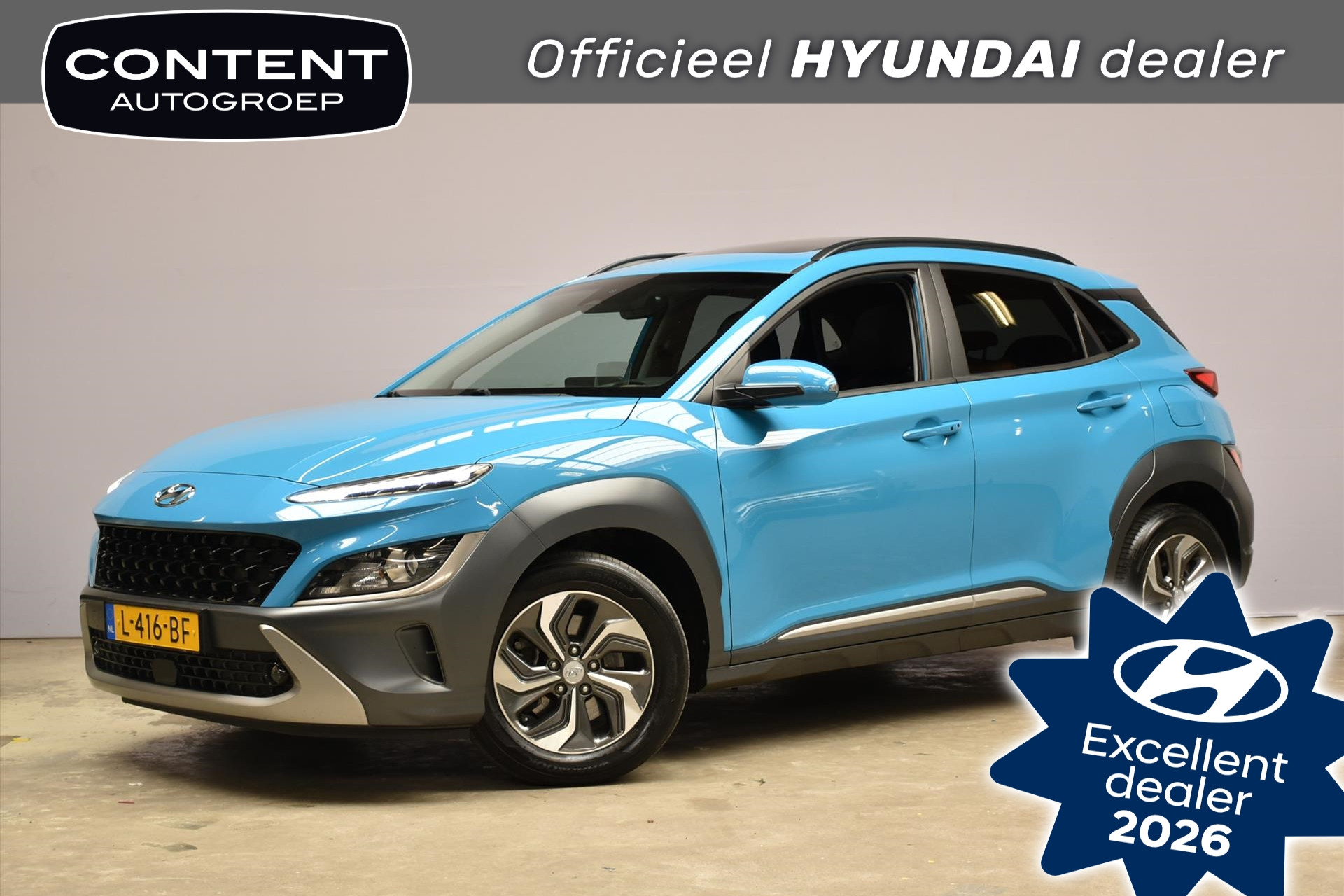 Hyundai Kona 1.6 Hybride Automaat Fashion Sky I Schuifdak
