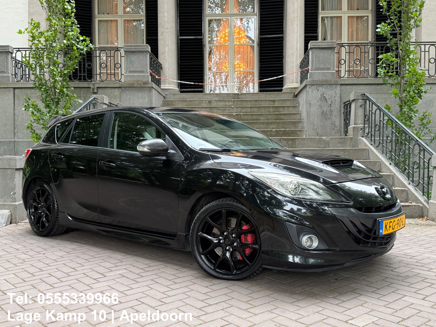 Mazda 3 2.3 DiSi Turbo MPS 260Pk Xenon Navi Leder Climate Cruise Ctr Stoelverwarming Nw Apk